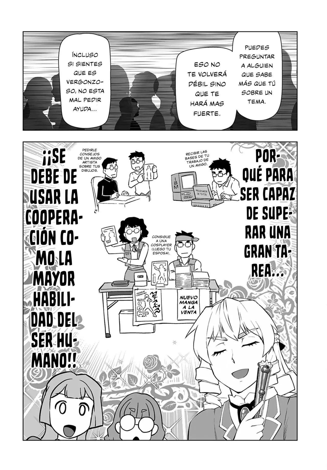 El hombre de mediana edad que reencarnó como la villana Capitulo 23: Festival Escolar (2° Parte) página 18