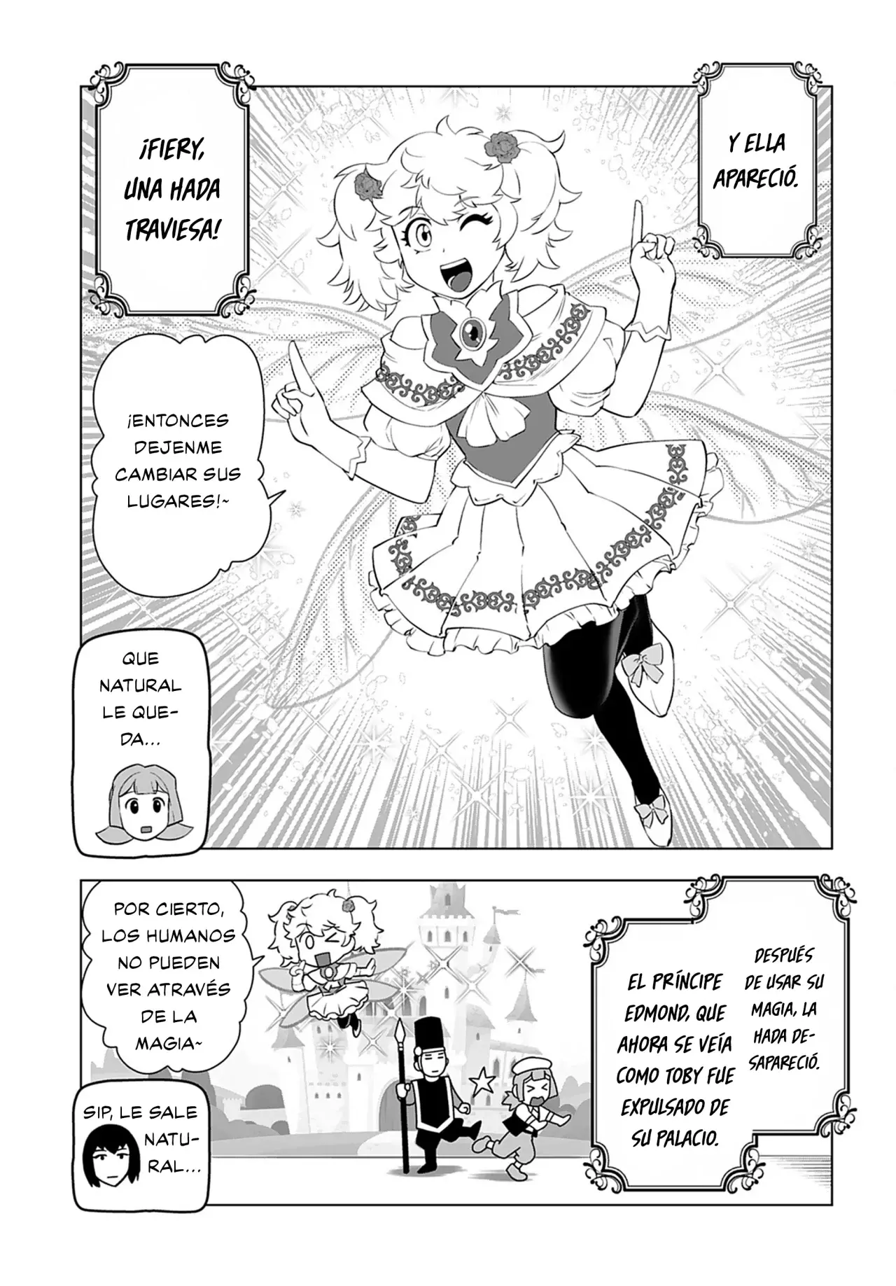 El hombre de mediana edad que reencarnó como la villana Capitulo 24: Festival Escolar (3° Parte) página 9