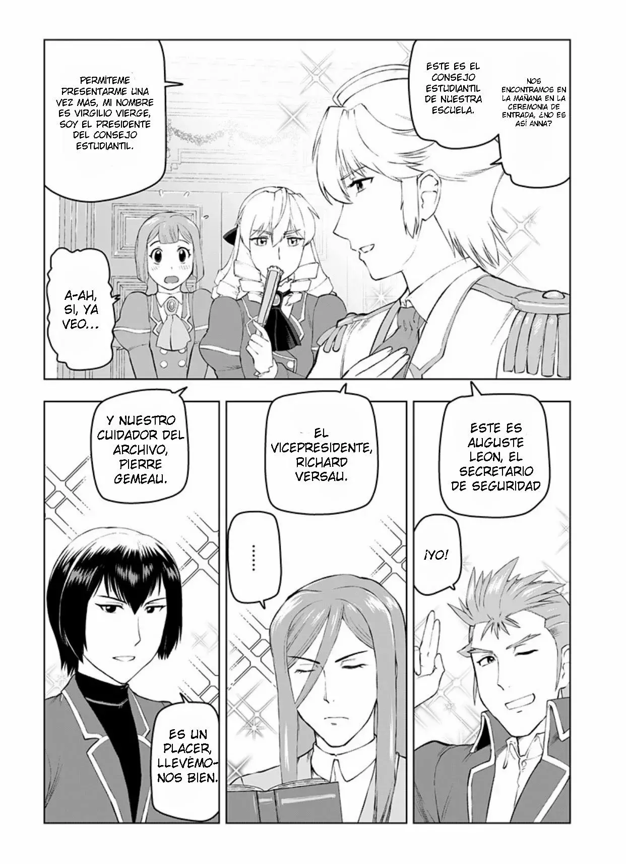 El hombre de mediana edad que reencarnó como la villana Capitulo 3 página 6