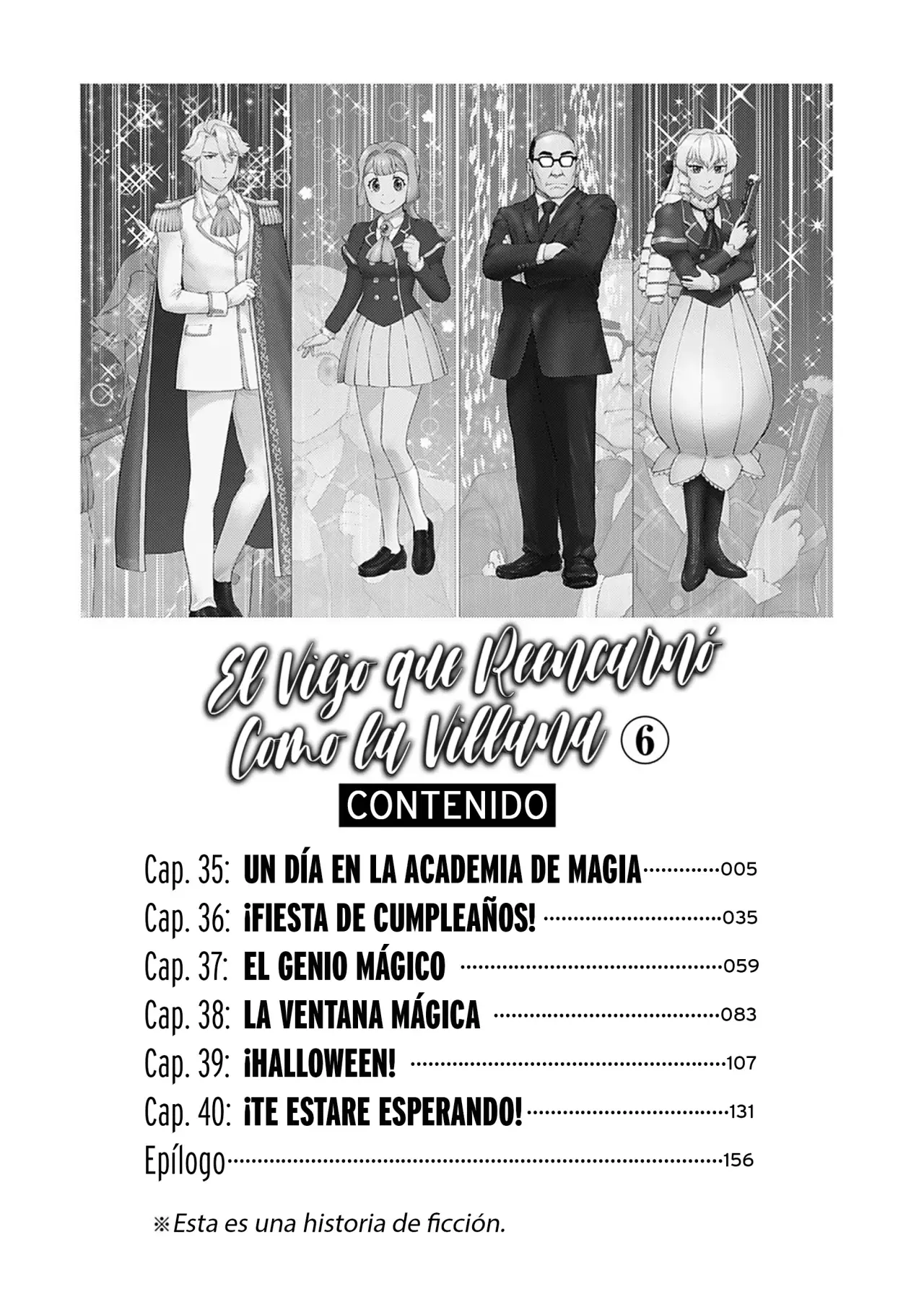El hombre de mediana edad que reencarnó como la villana Capitulo 35: Un Día en la Academia de Magia página 6