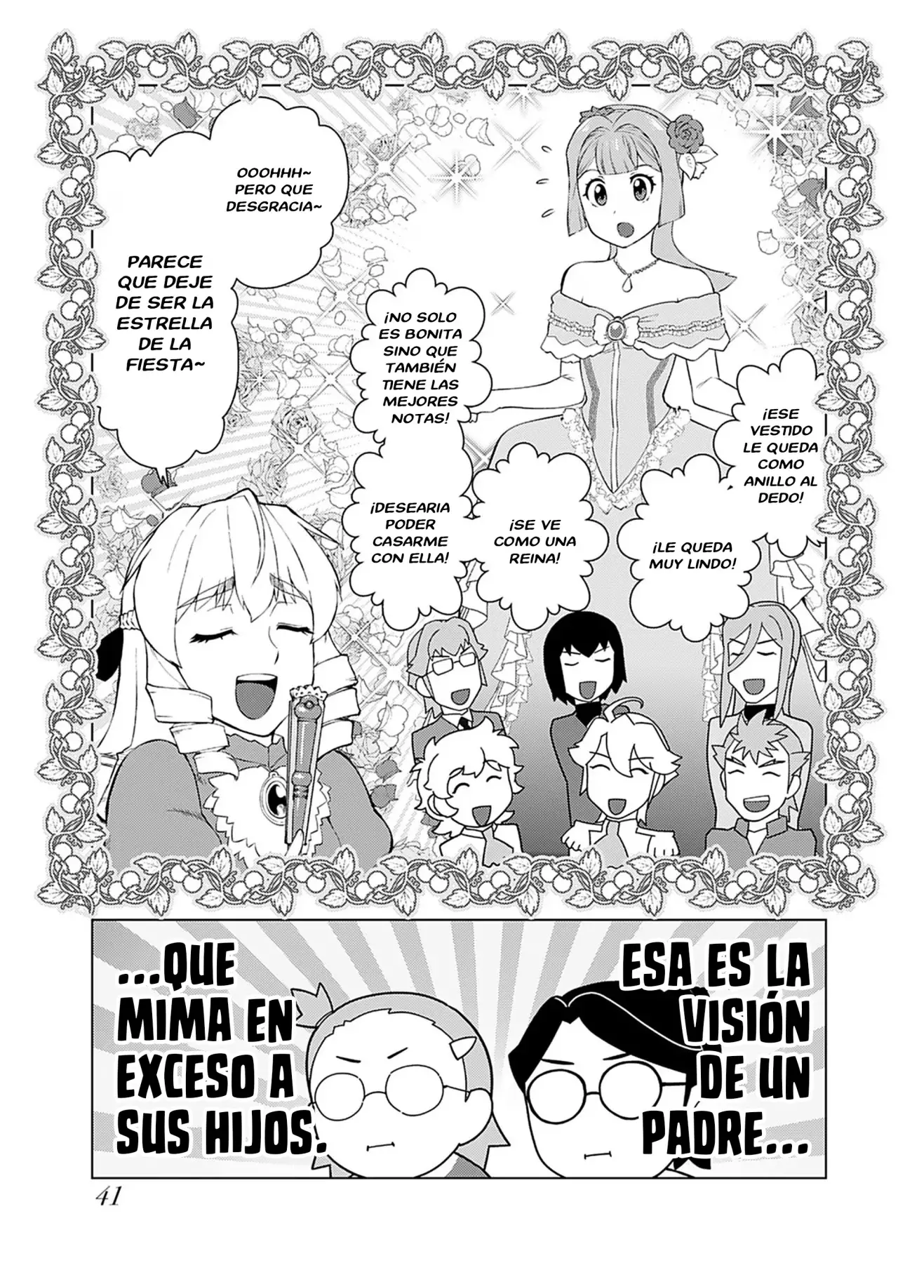 El hombre de mediana edad que reencarnó como la villana Capitulo 36: ¡Feliz Cumpleaños! página 7