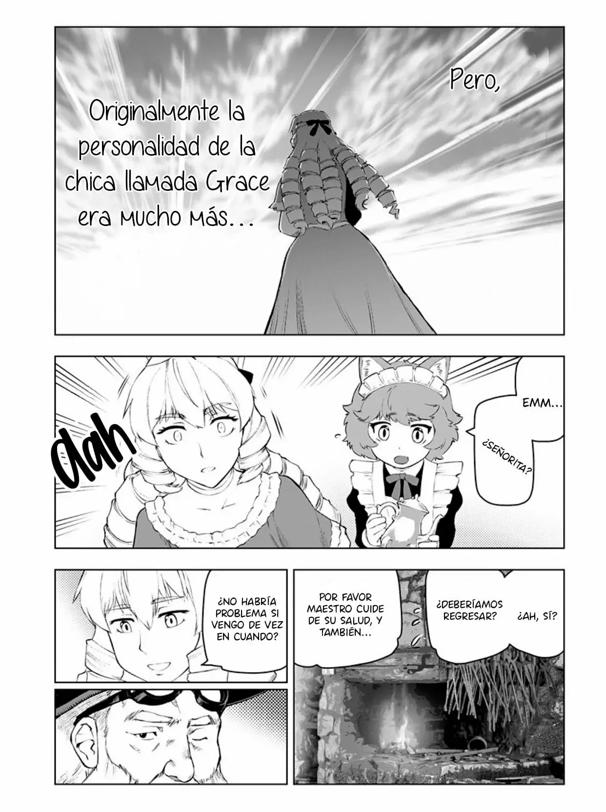 El hombre de mediana edad que reencarnó como la villana Capitulo 4 página 17