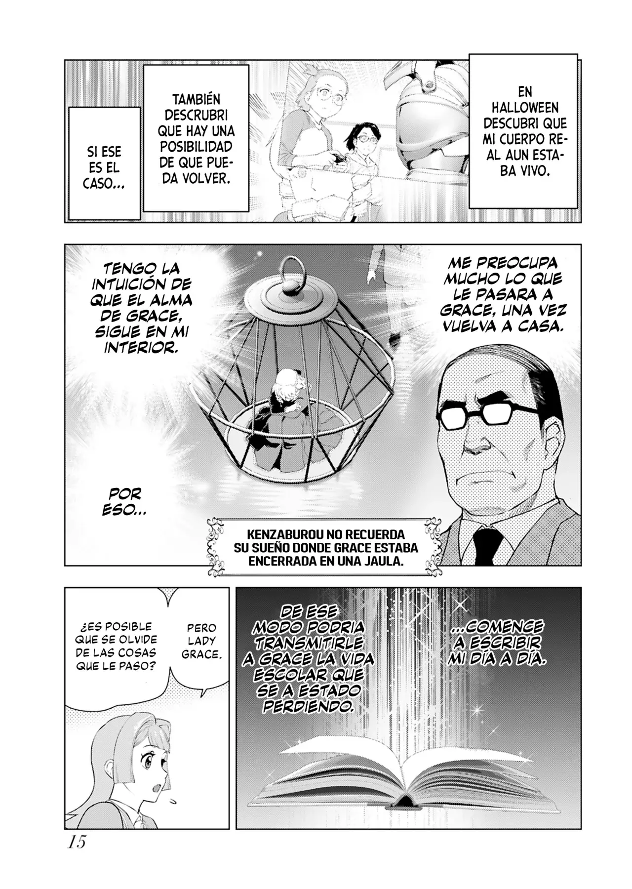 El hombre de mediana edad que reencarnó como la villana Capitulo 41: Ritual del Nacimiento Estelar (1° Parte) página 16