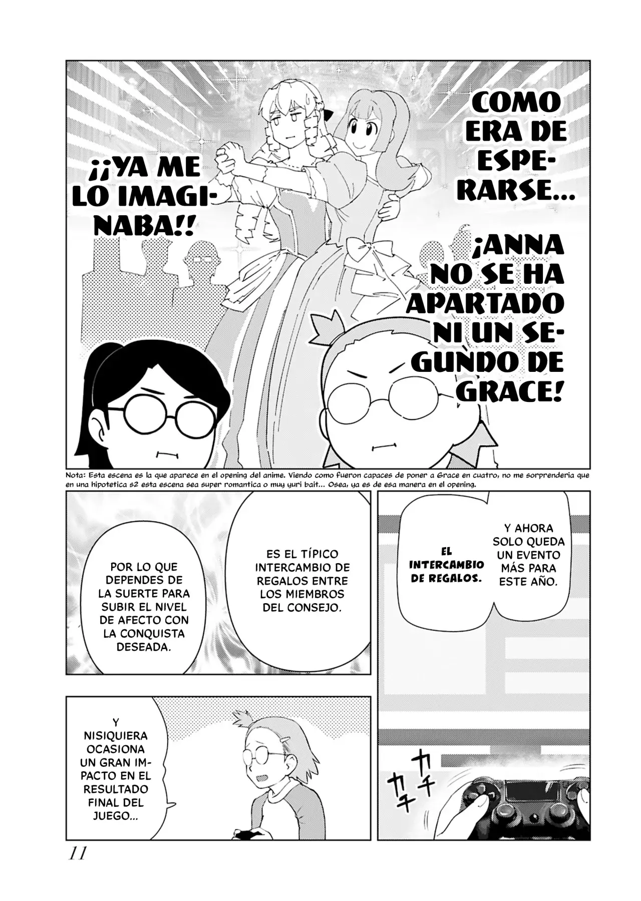 El hombre de mediana edad que reencarnó como la villana Capitulo 47: Regalo de Navidad (1° Parte) página 12