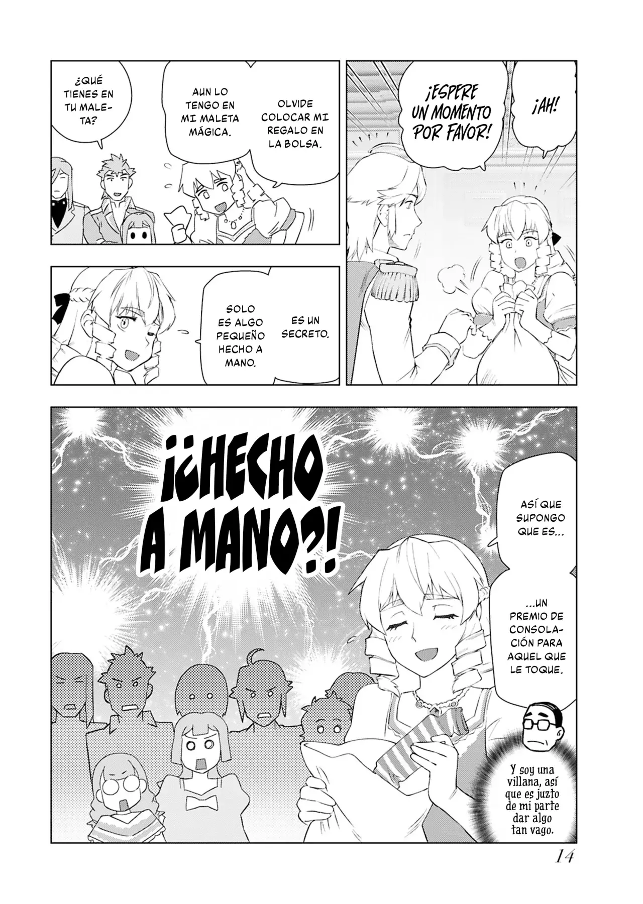 El hombre de mediana edad que reencarnó como la villana Capitulo 47: Regalo de Navidad (1° Parte) página 15