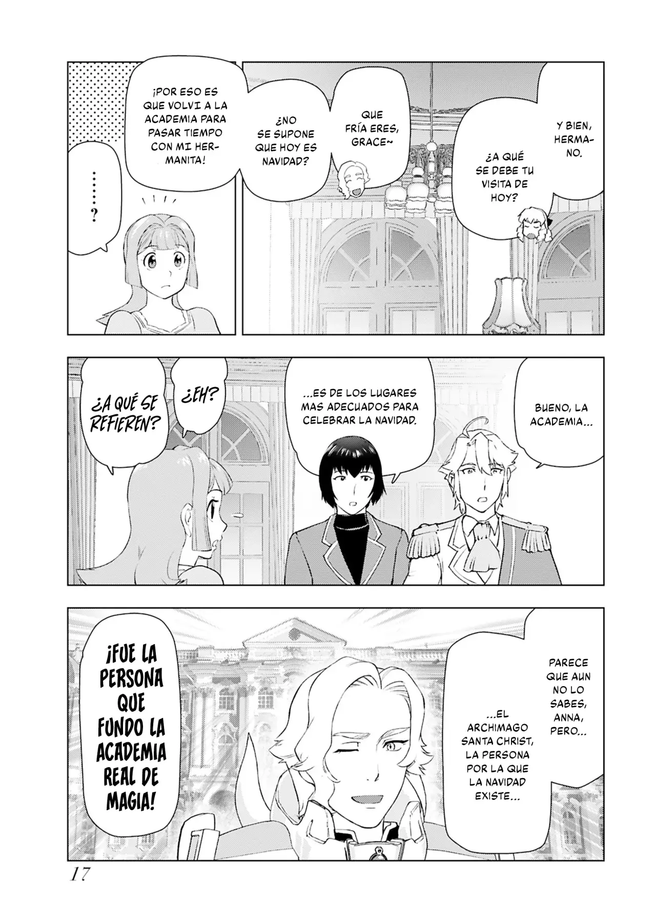 El hombre de mediana edad que reencarnó como la villana Capitulo 47: Regalo de Navidad (1° Parte) página 18