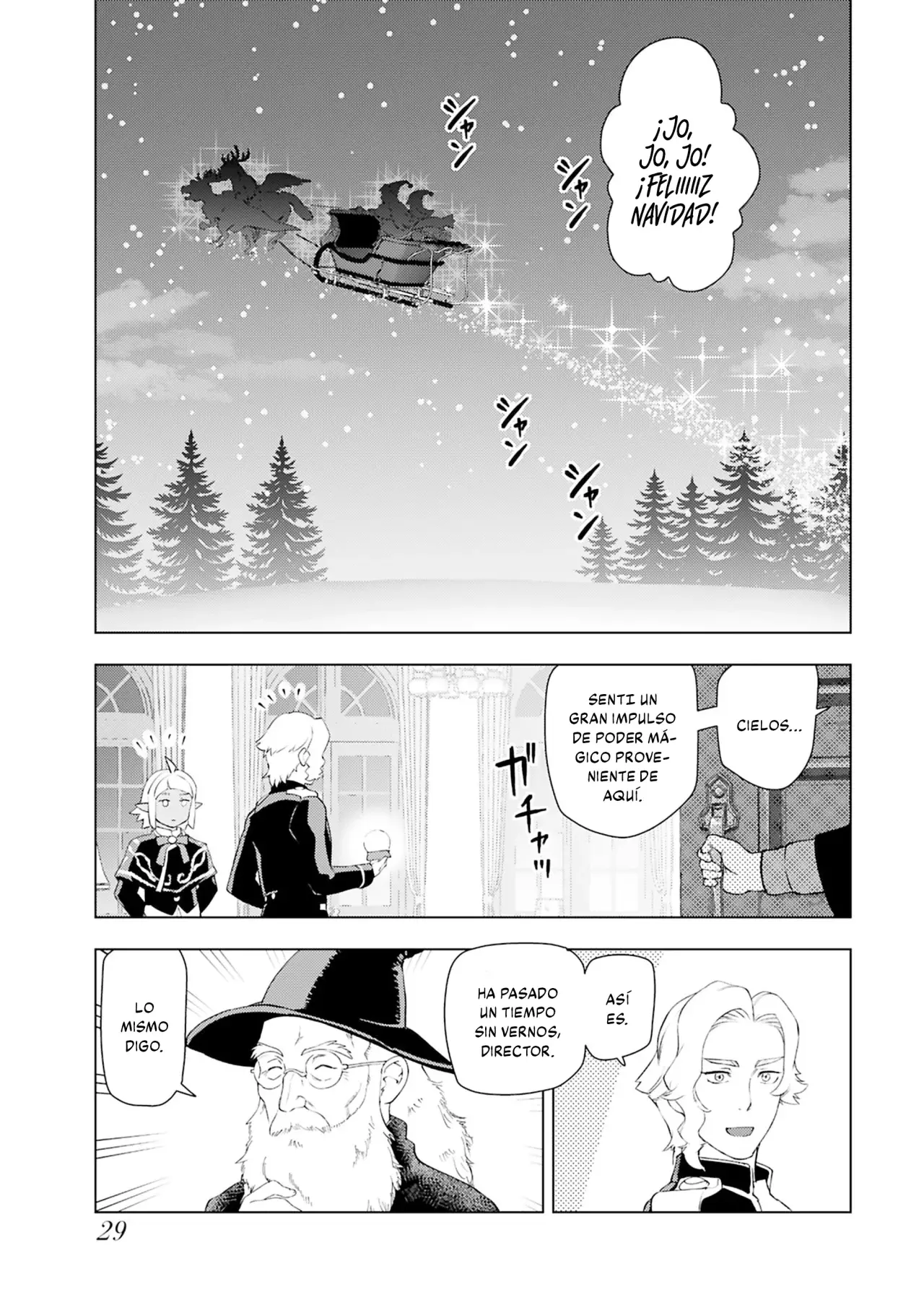 El hombre de mediana edad que reencarnó como la villana Capitulo 47: Regalo de Navidad (1° Parte) página 30