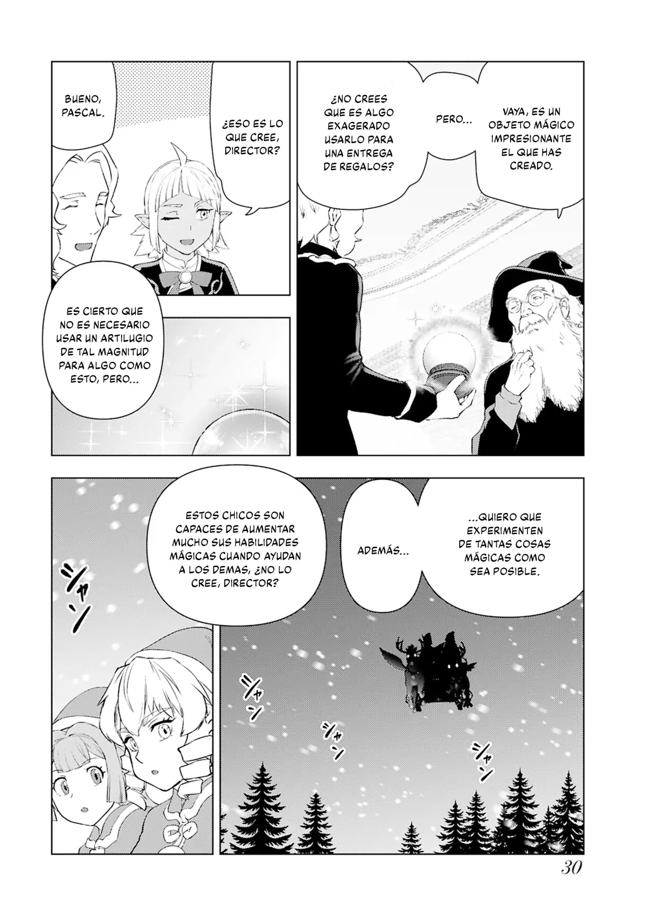 El hombre de mediana edad que reencarnó como la villana Capitulo 47: Regalo de Navidad (1° Parte) página 31