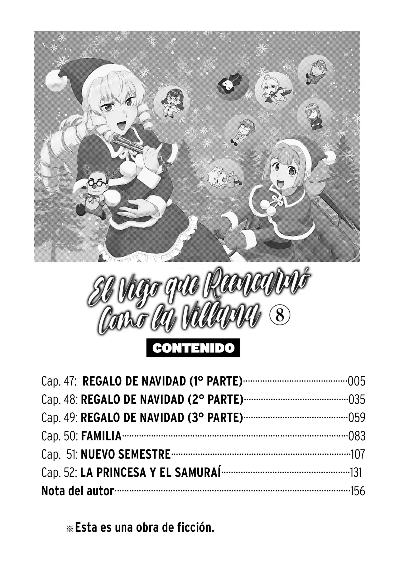 El hombre de mediana edad que reencarnó como la villana Capitulo 47: Regalo de Navidad (1° Parte) página 6