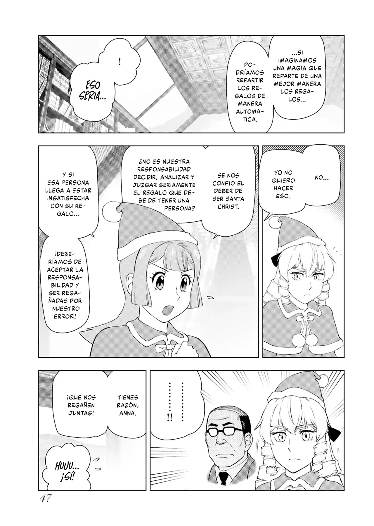 El hombre de mediana edad que reencarnó como la villana Capitulo 48: Regalo de Navidad (2° Parte) página 11
