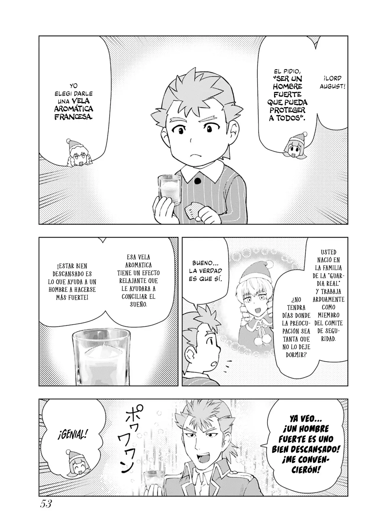 El hombre de mediana edad que reencarnó como la villana Capitulo 48: Regalo de Navidad (2° Parte) página 17
