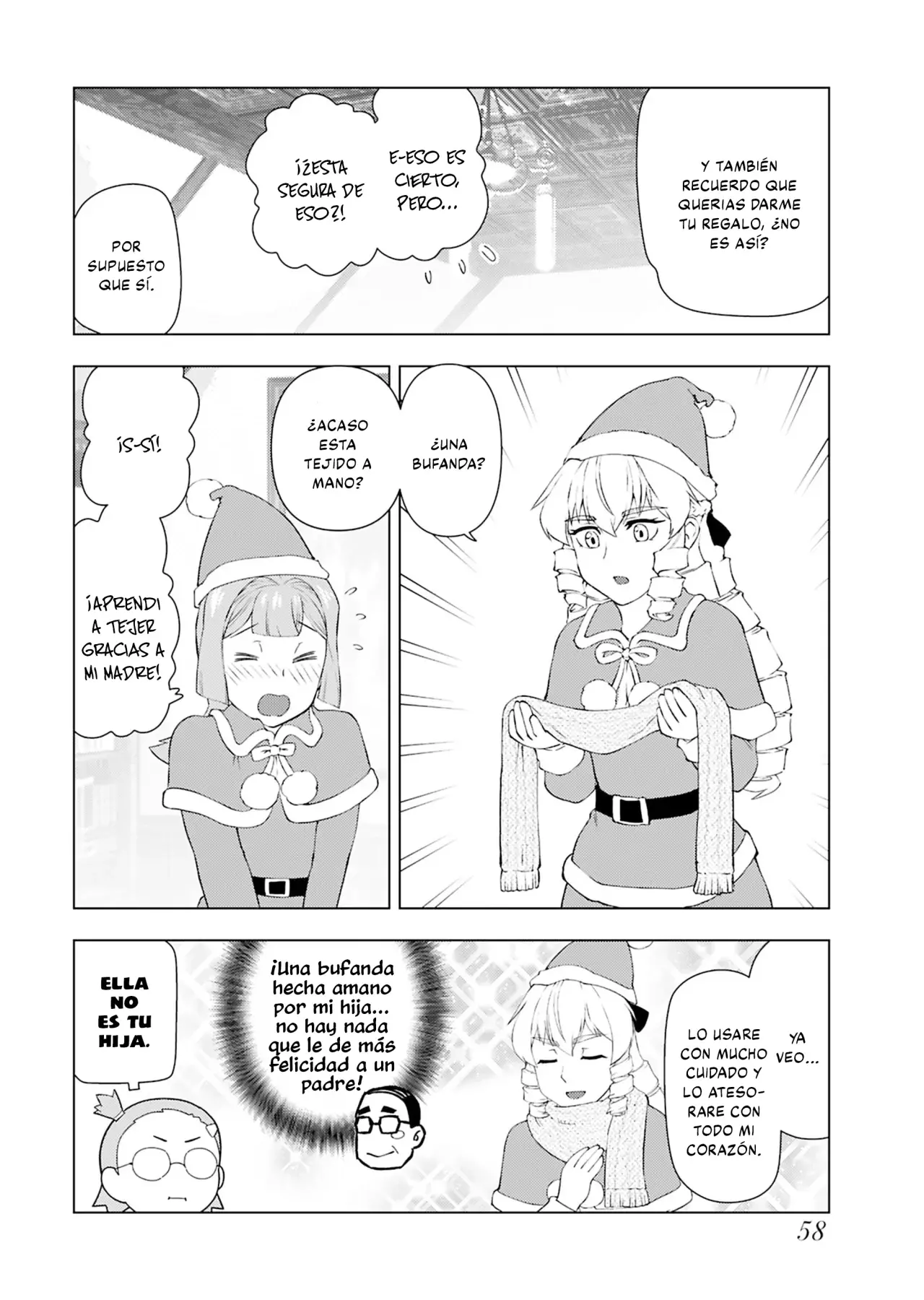 El hombre de mediana edad que reencarnó como la villana Capitulo 48: Regalo de Navidad (2° Parte) página 22
