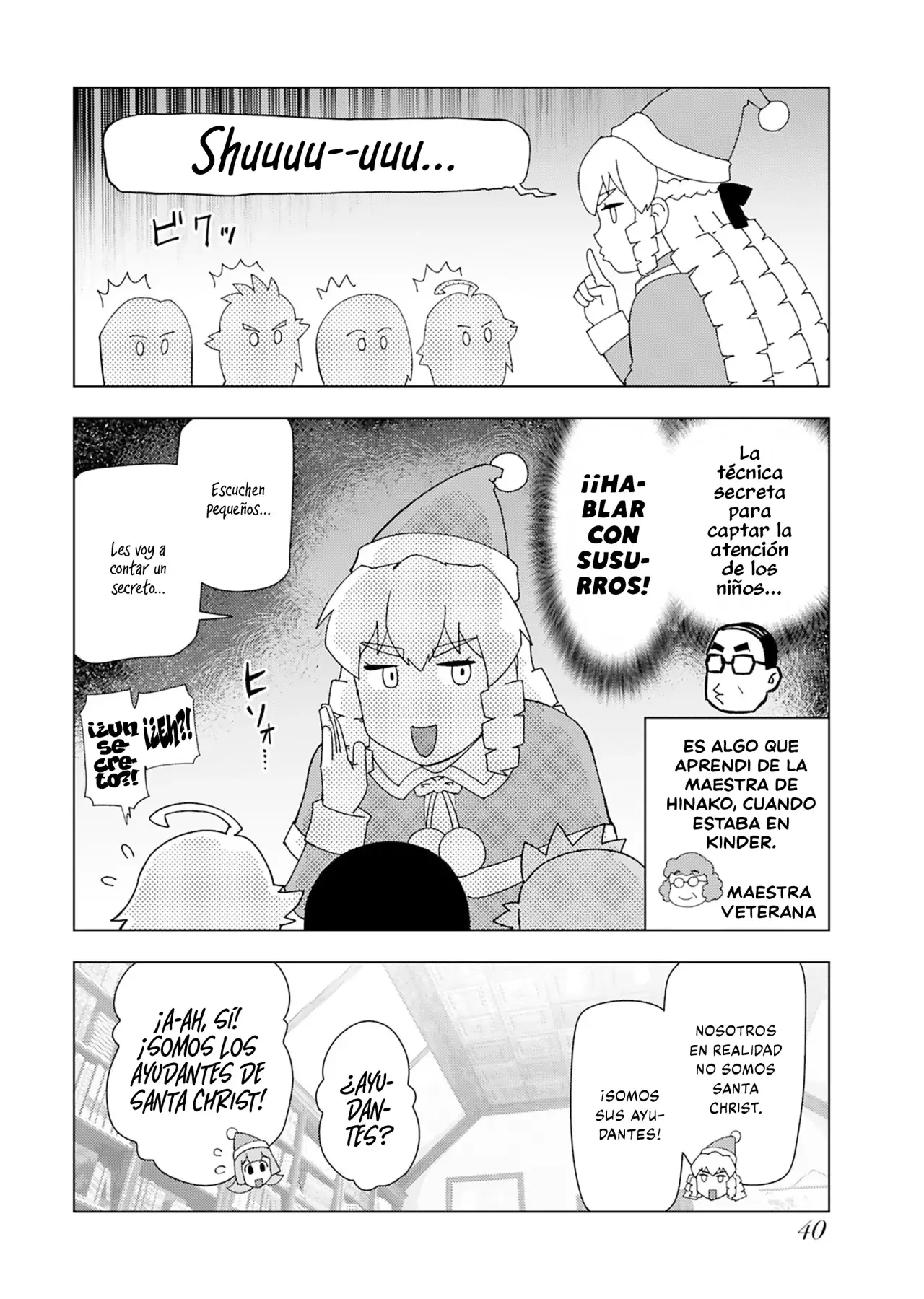 El hombre de mediana edad que reencarnó como la villana Capitulo 48: Regalo de Navidad (2° Parte) página 4