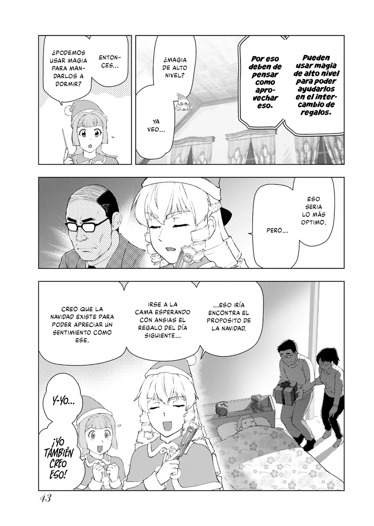 El hombre de mediana edad que reencarnó como la villana Capitulo 48: Regalo de Navidad (2° Parte) página 7