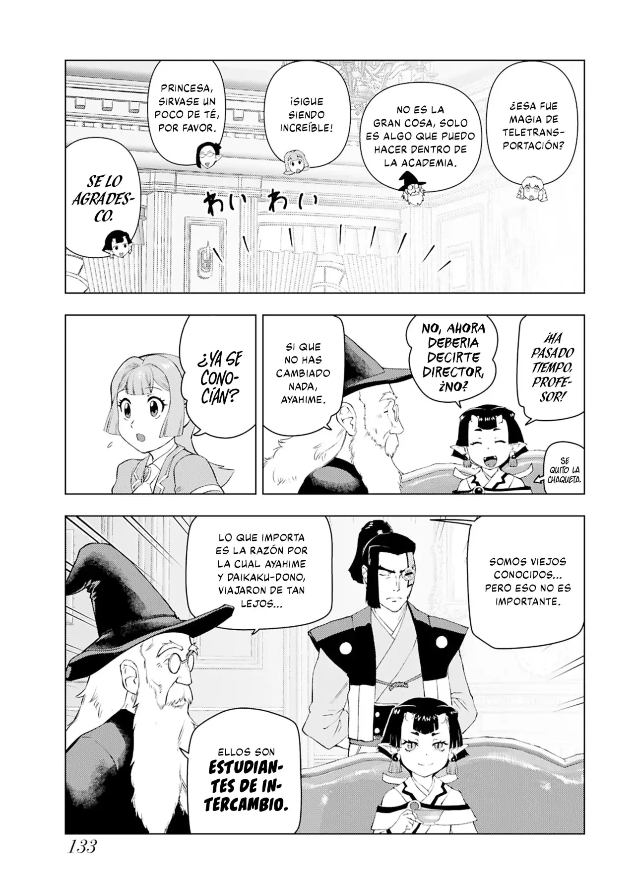 El hombre de mediana edad que reencarnó como la villana Capitulo 52: La Princesa y el Samurai página 7