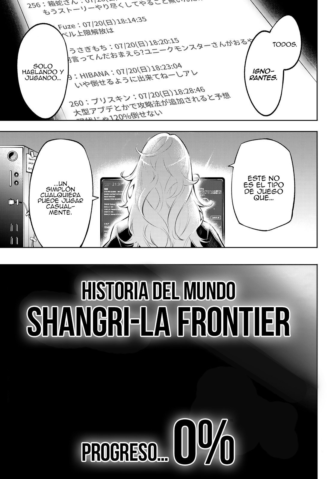 Shangri-La Frontier: Shitty Games Hunter Challenges Godly Game Capitulo 1: Por qué juegas videojuegos? página 61