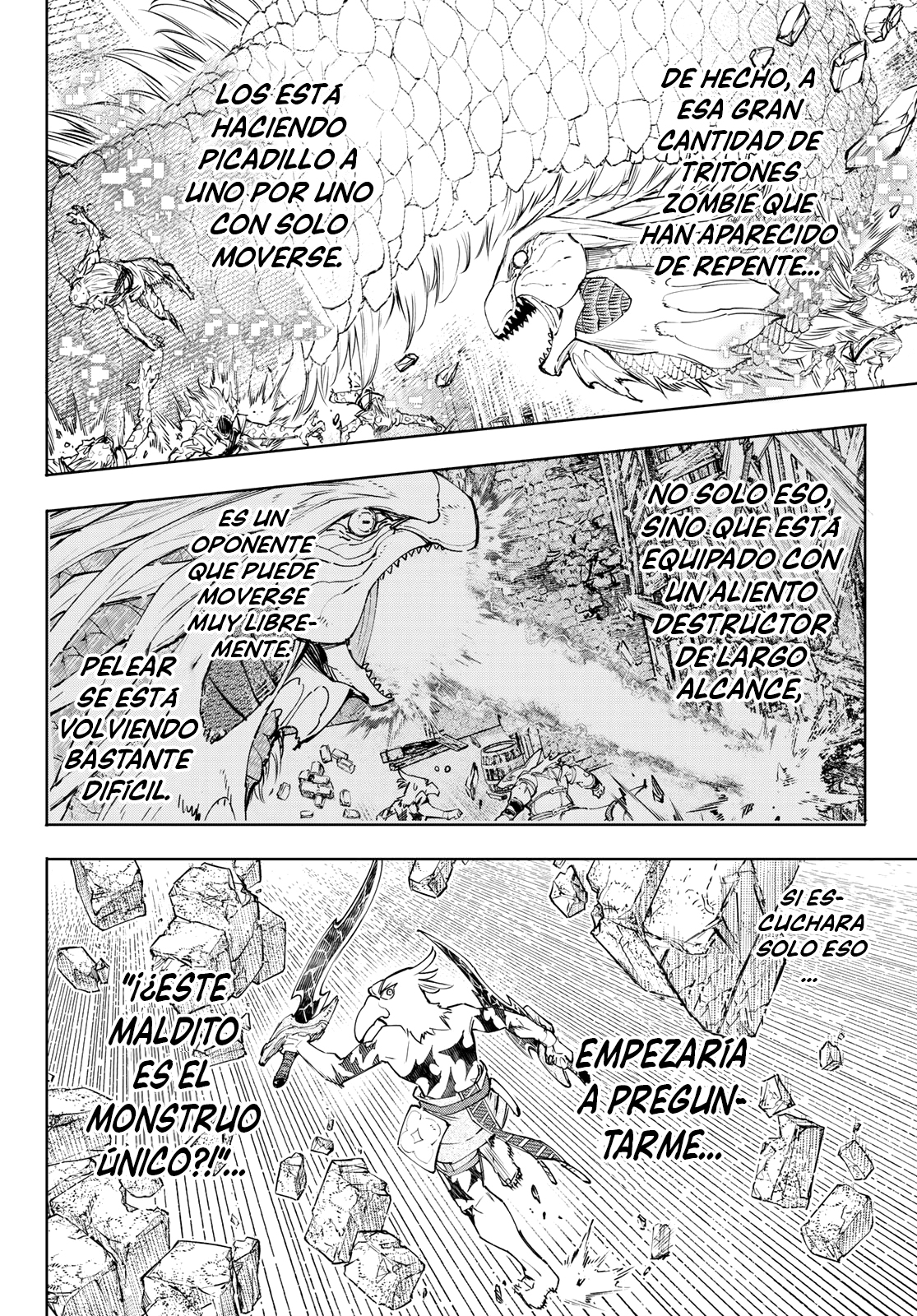 Shangri-La Frontier: Shitty Games Hunter Challenges Godly Game Capitulo 109: Bien, Momento de Filetear El Pez Dragón en 3 Pedazos página 5