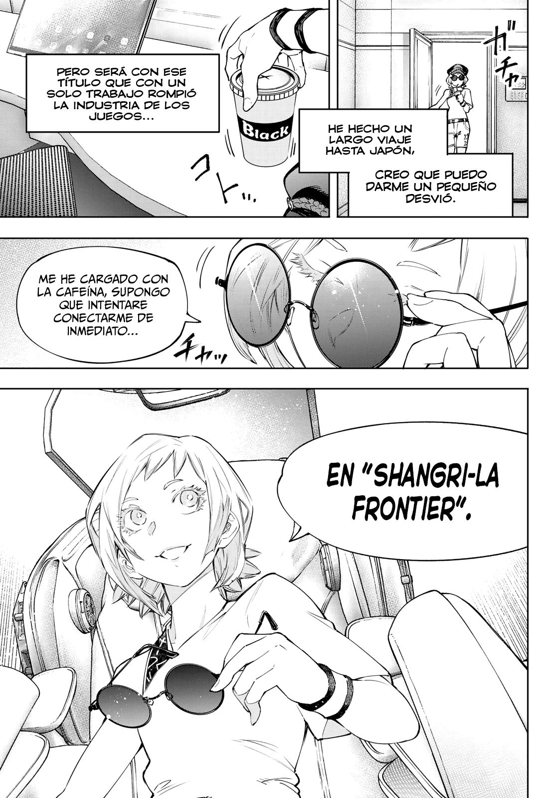 Shangri-La Frontier: Shitty Games Hunter Challenges Godly Game Capitulo 118: La Bebida Energética Doméstica que Toma el Hombre Semidesnudo No es Muy Fuerte. página 8