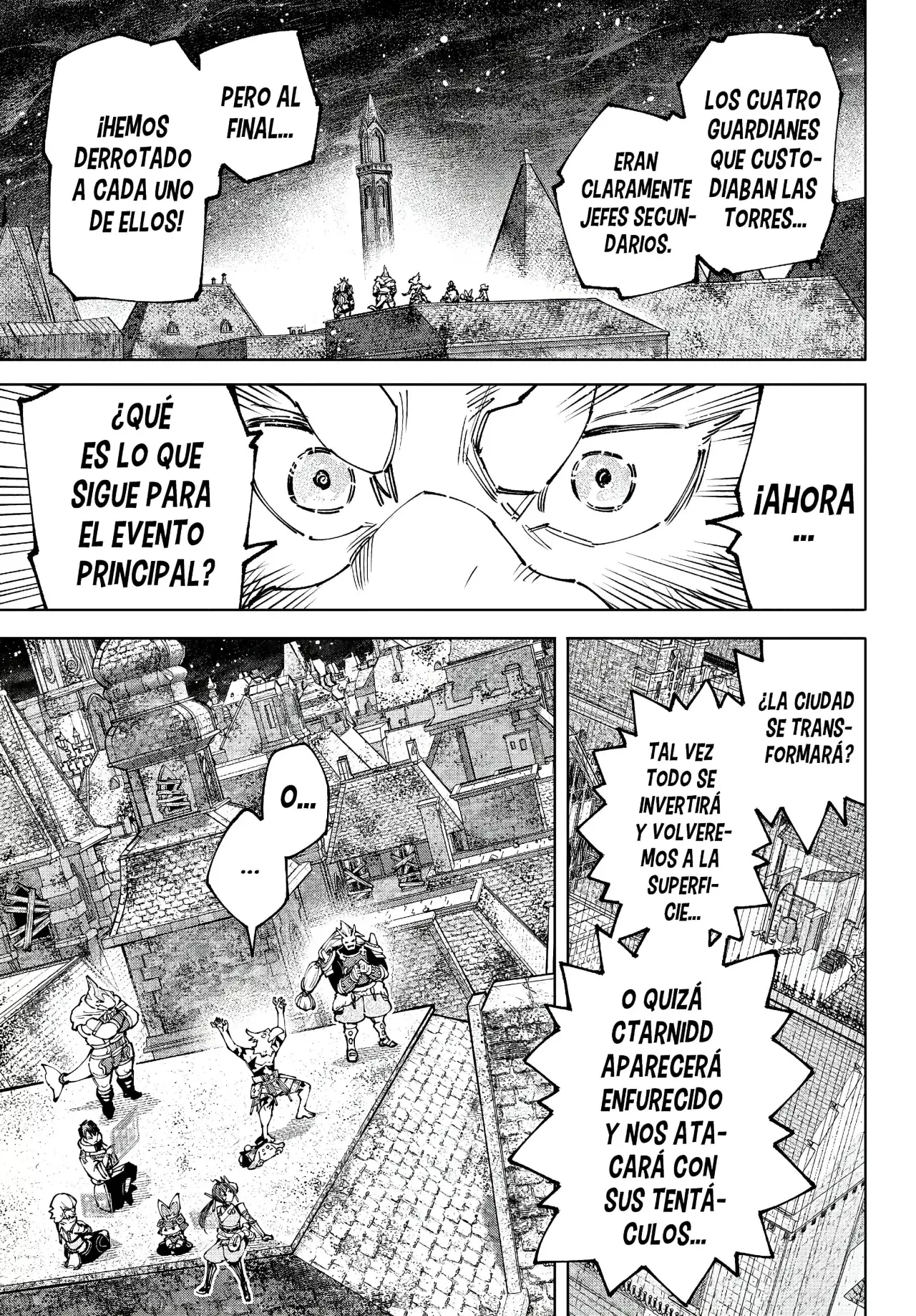 Shangri-La Frontier: Shitty Games Hunter Challenges Godly Game Capitulo 173: Ascendiendo a Los Cielos, Unidos - Parte 1 página 8