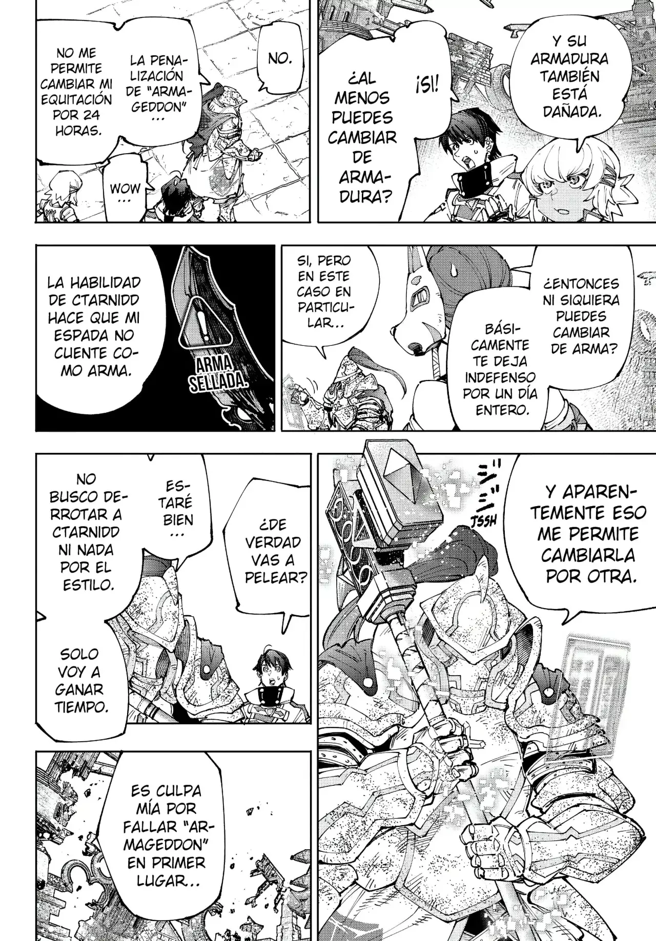 Shangri-La Frontier: Shitty Games Hunter Challenges Godly Game Capitulo 202: Ascendiendo a Los Cielos, Unidos - Parte 30 página 7