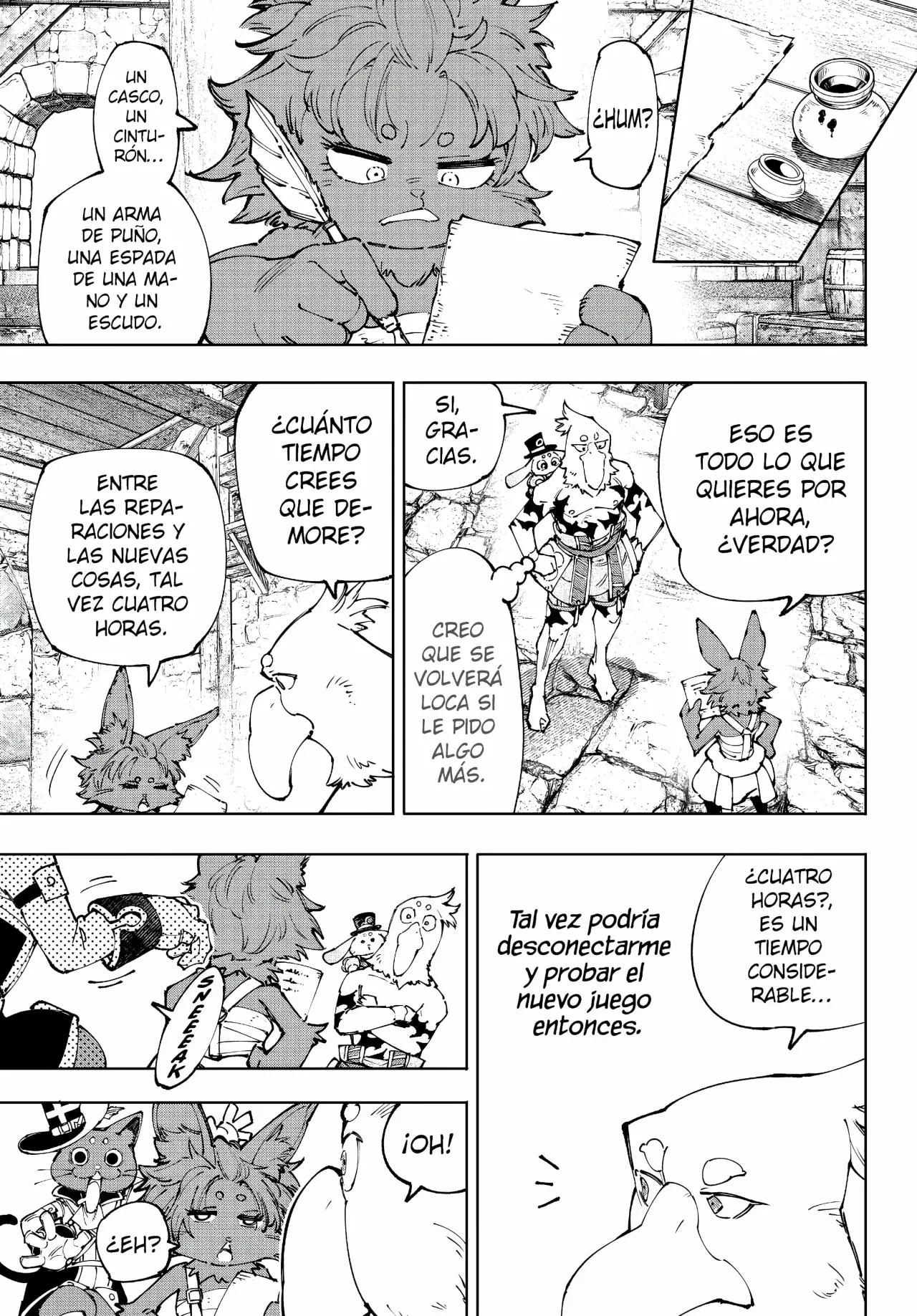 Shangri-La Frontier: Shitty Games Hunter Challenges Godly Game Capitulo 214: El Lobo Malo, El Conejo Furioso Y El Gato Extraño página 14