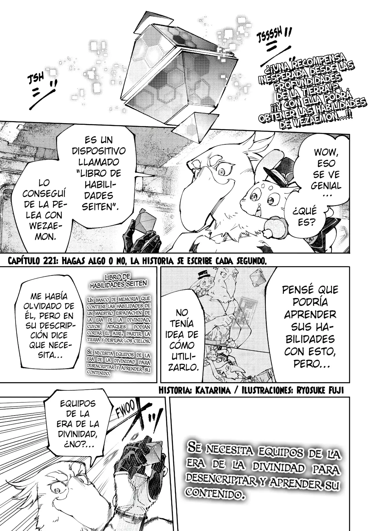 Shangri-La Frontier: Shitty Games Hunter Challenges Godly Game Capitulo 221: Hagas Algo O No, La Historia Se Escribe Cada Segundo página 4