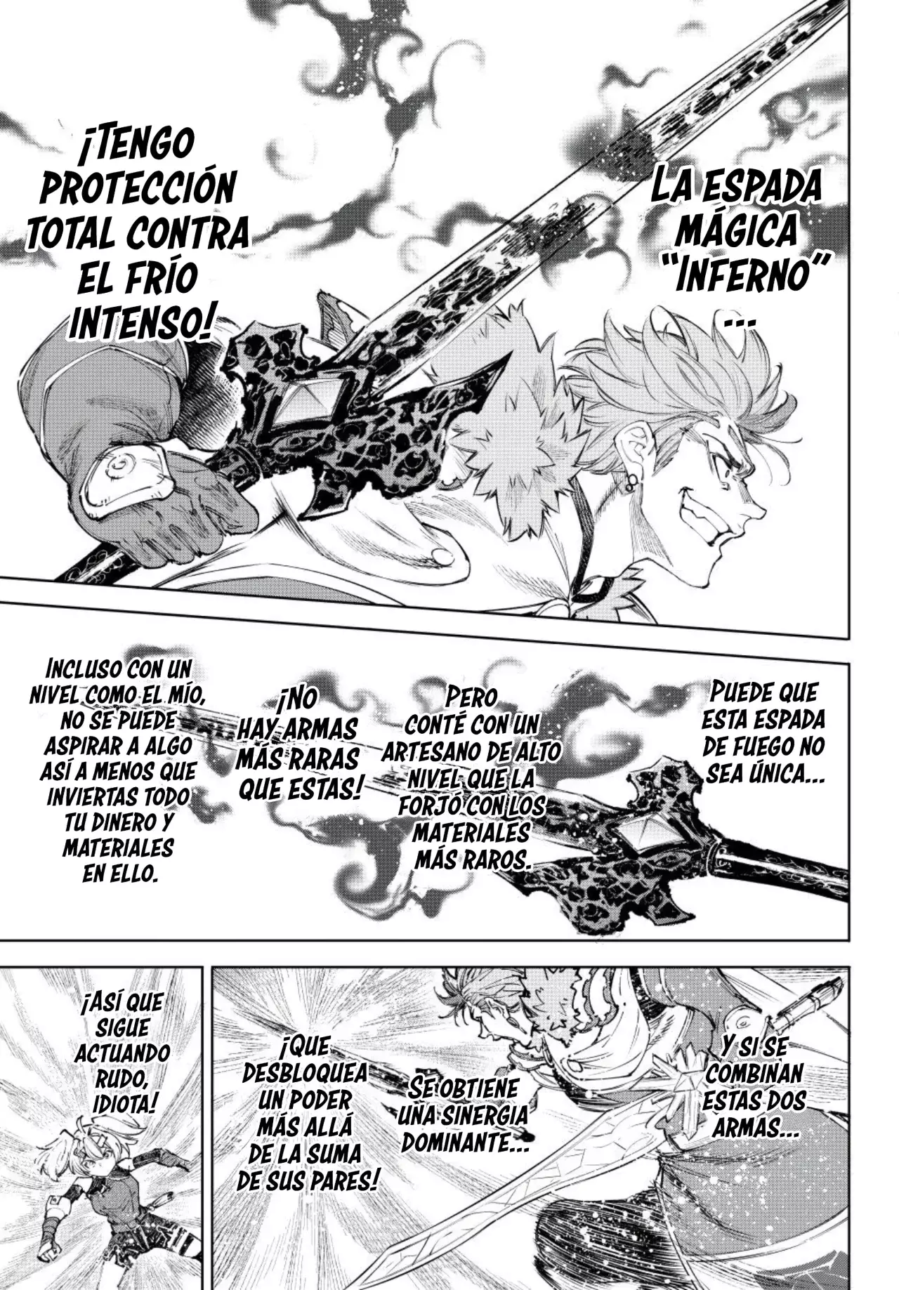 Shangri-La Frontier: Shitty Games Hunter Challenges Godly Game Capitulo 257: El Lobo Espadachín Contra La Bestia De Llamas Y Rayos - Parte 1 página 14