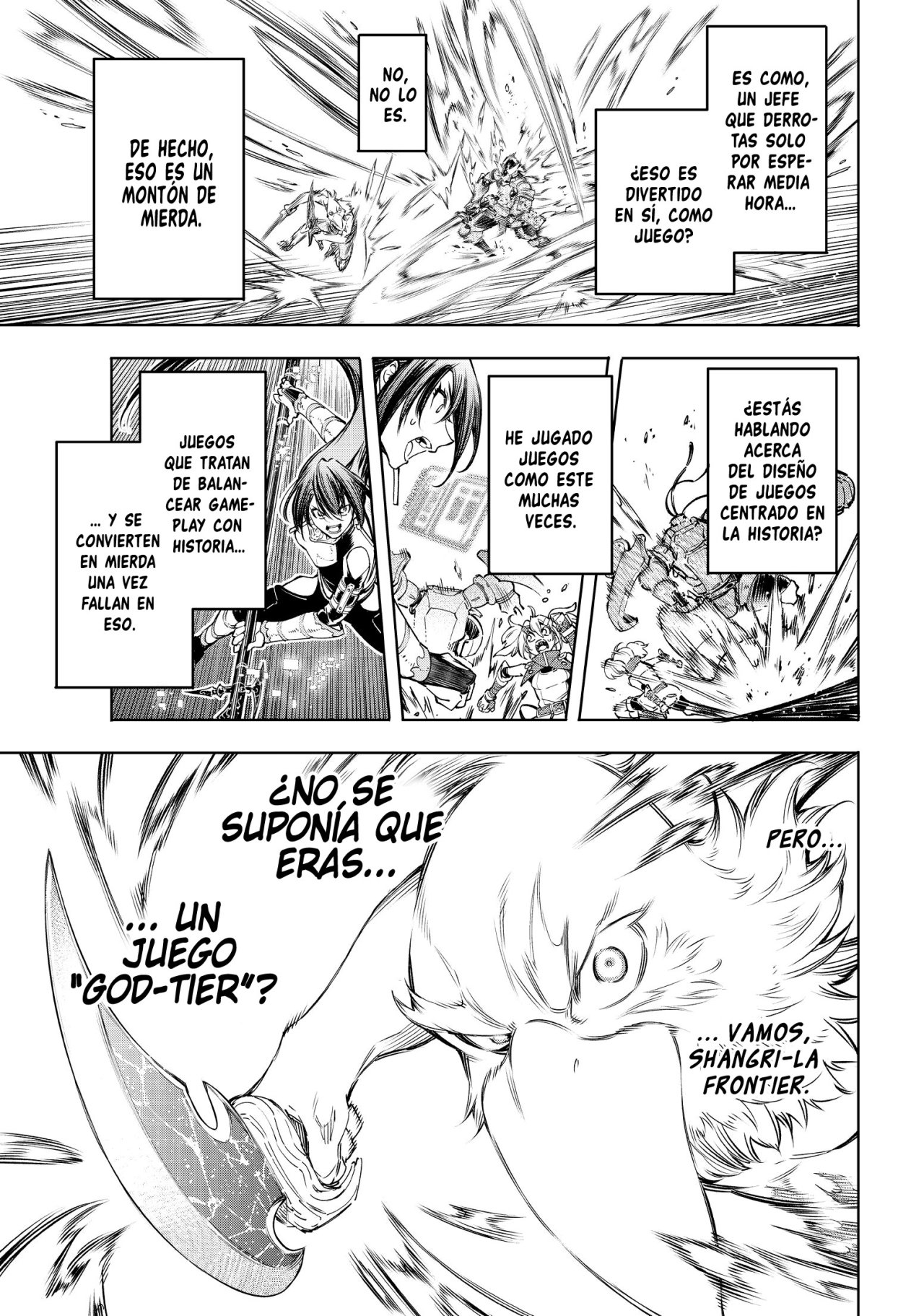 Shangri-La Frontier: Shitty Games Hunter Challenges Godly Game Capitulo 35: Todas Las Emociones del Momento Parte 5 página 15