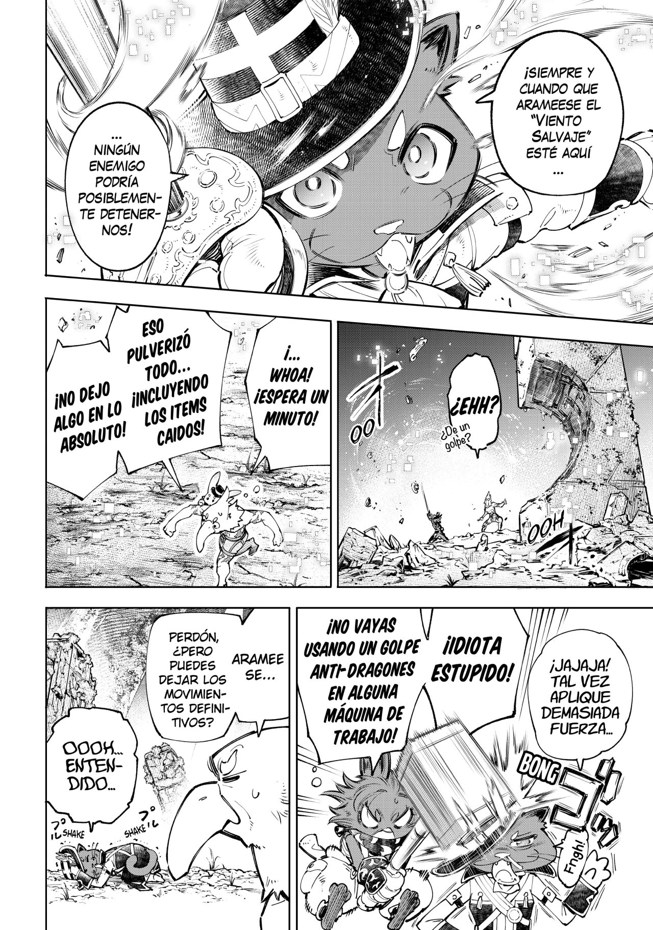 Shangri-La Frontier: Shitty Games Hunter Challenges Godly Game Capitulo 59: El Héroe Semi-Desnudo y Sus Amigos en El Paraíso de Golems página 13