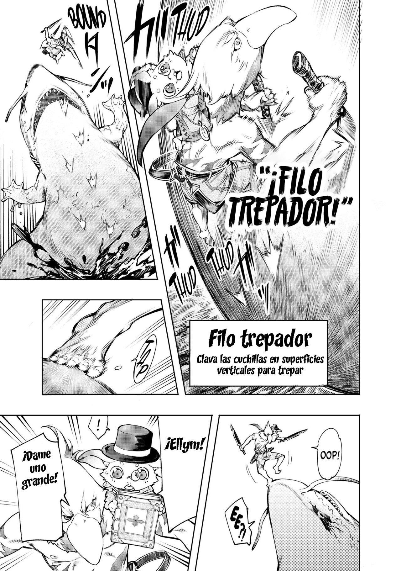 Shangri-La Frontier: Shitty Games Hunter Challenges Godly Game Capitulo 7: Máscara de Pajaro y Conejo Vs Tiburón-Topo página 13