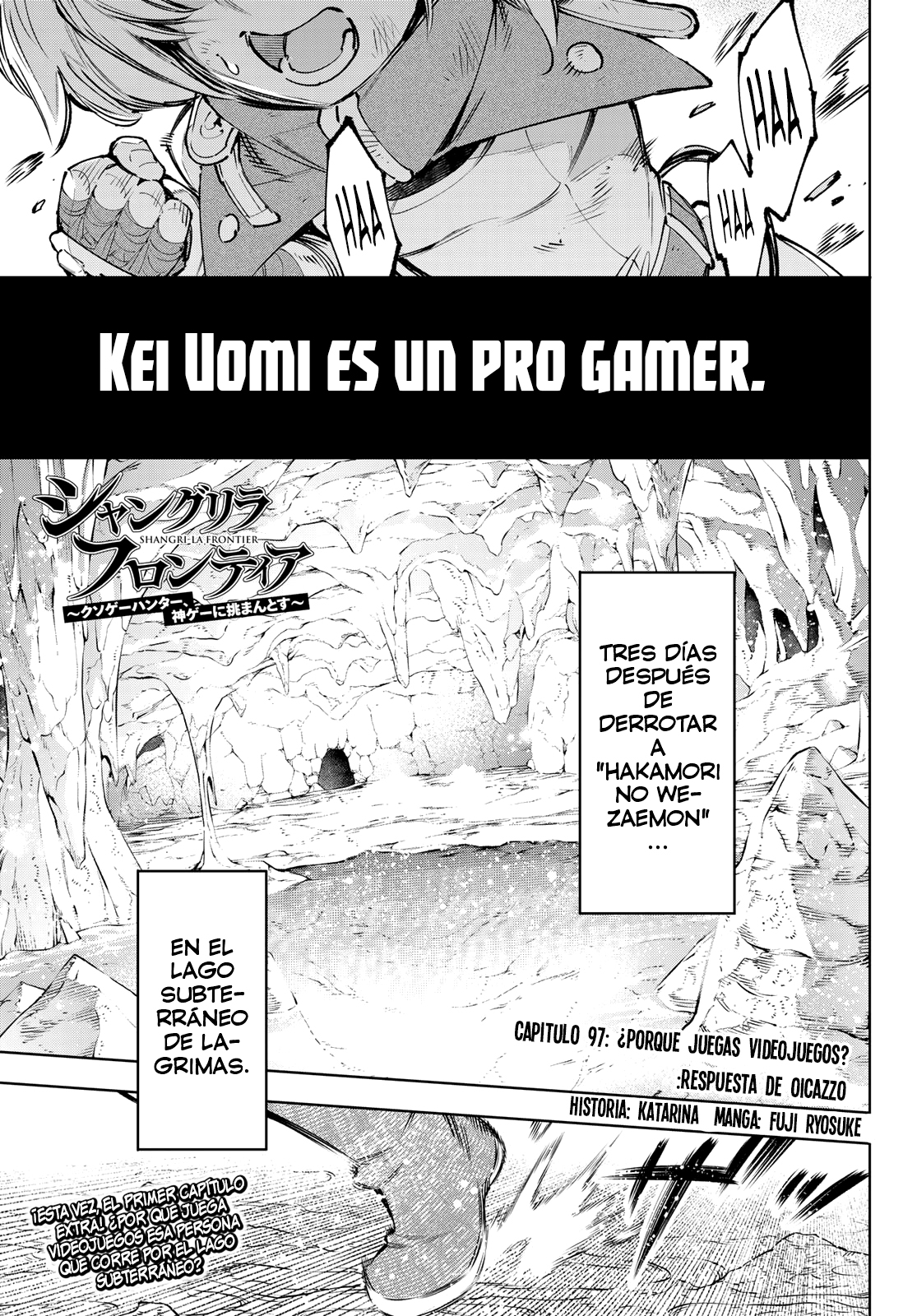 Shangri-La Frontier: Shitty Games Hunter Challenges Godly Game Capitulo 97: ¿Con Qué Motivo Juegas Este Juego?: Respuesta de Oicazzo página 2