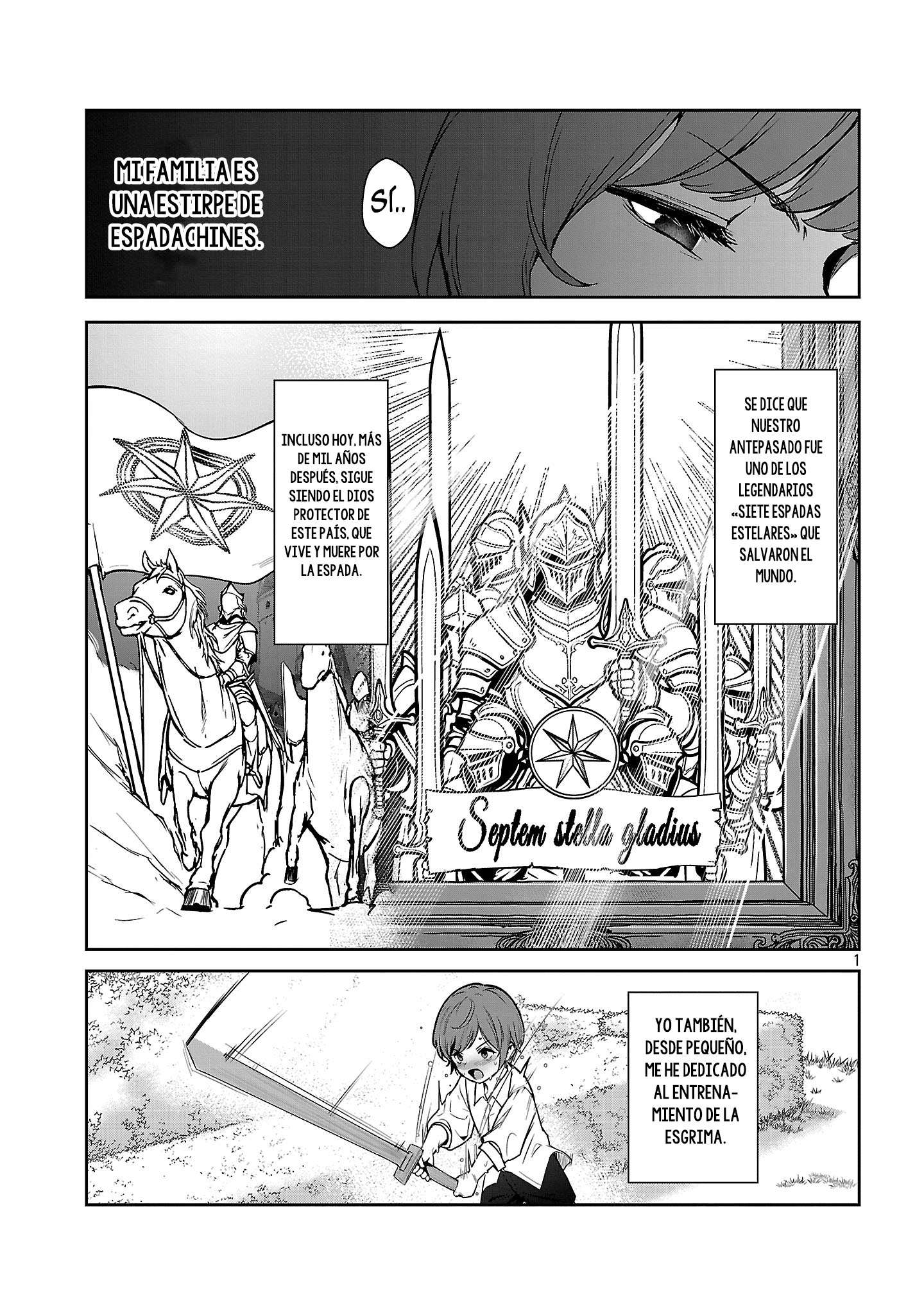 Mi papá es el 【Santo de la Espada】, mi mamá es la 【Diosa de la Espada】, y yo soy el 【Maestro de la espada del Pene】 Capitulo 1.1 página 12