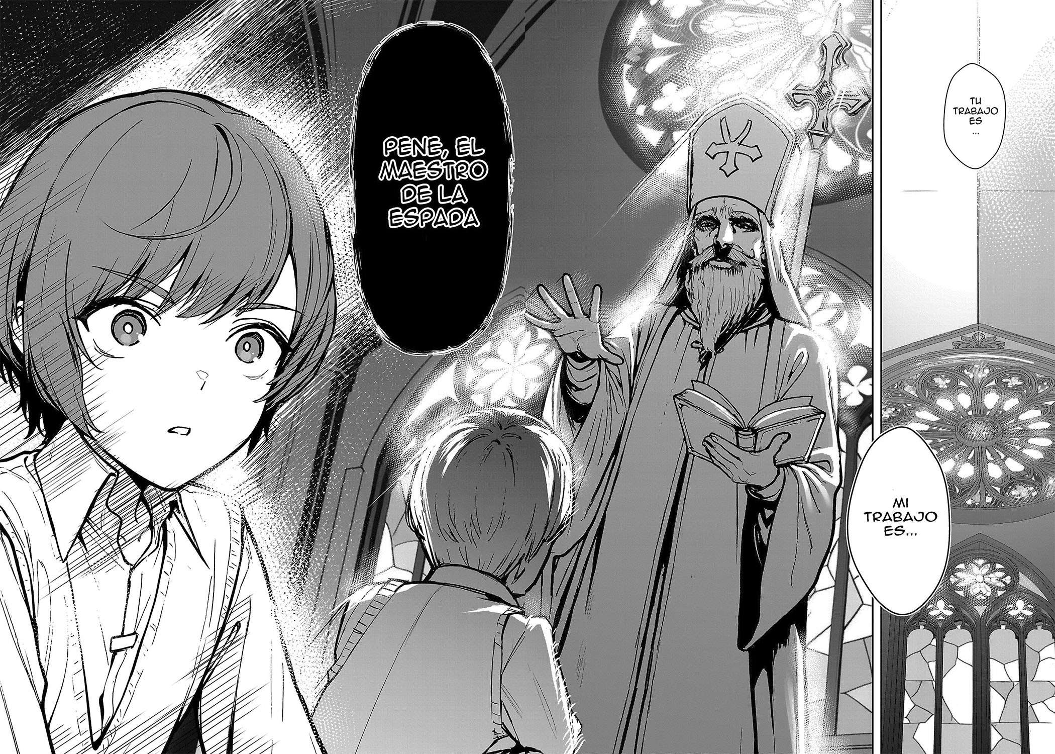 Mi papá es el 【Santo de la Espada】, mi mamá es la 【Diosa de la Espada】, y yo soy el 【Maestro de la espada del Pene】 Capitulo 1.1 página 17