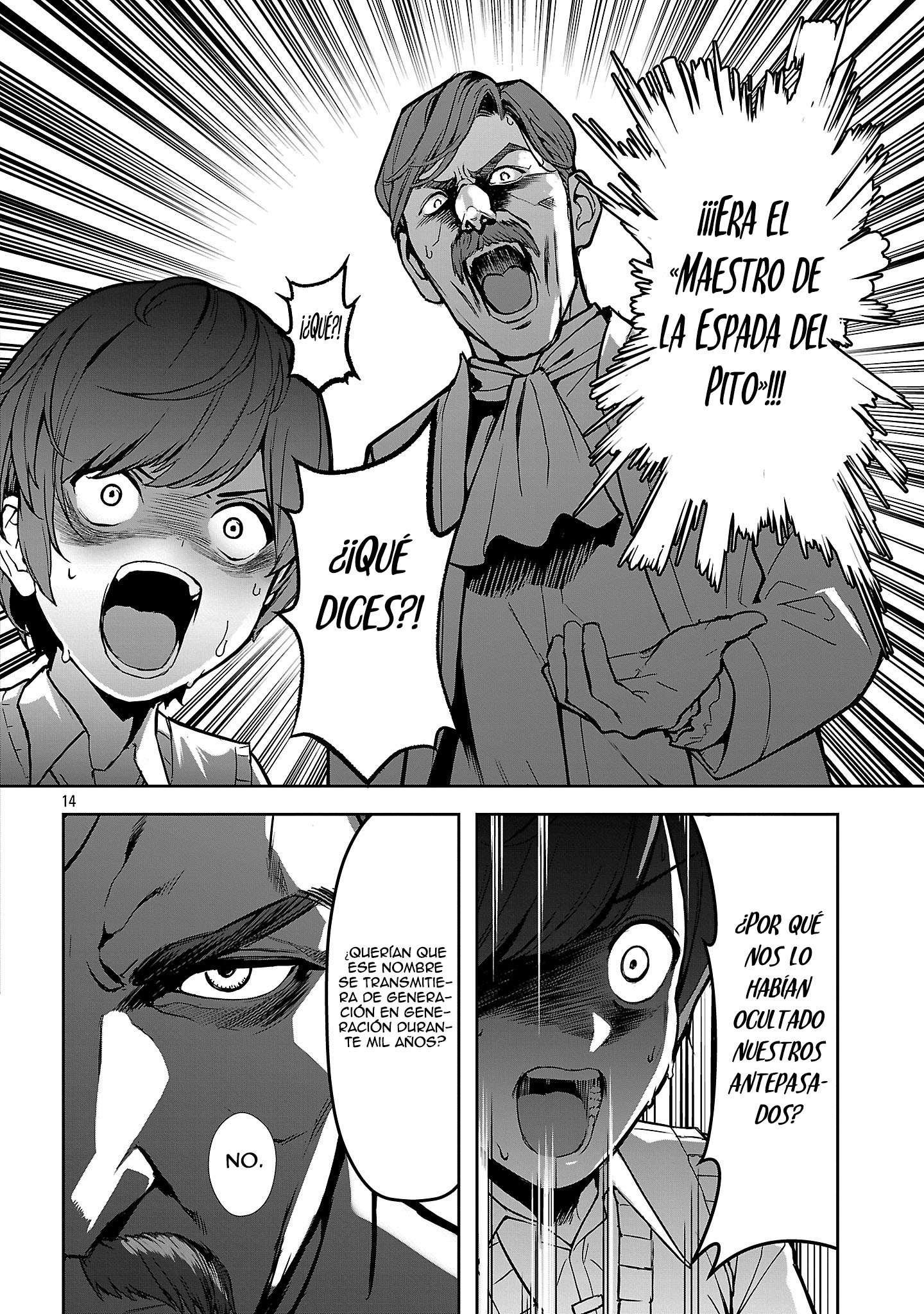 Mi papá es el 【Santo de la Espada】, mi mamá es la 【Diosa de la Espada】, y yo soy el 【Maestro de la espada del Pene】 Capitulo 1.2 página 11
