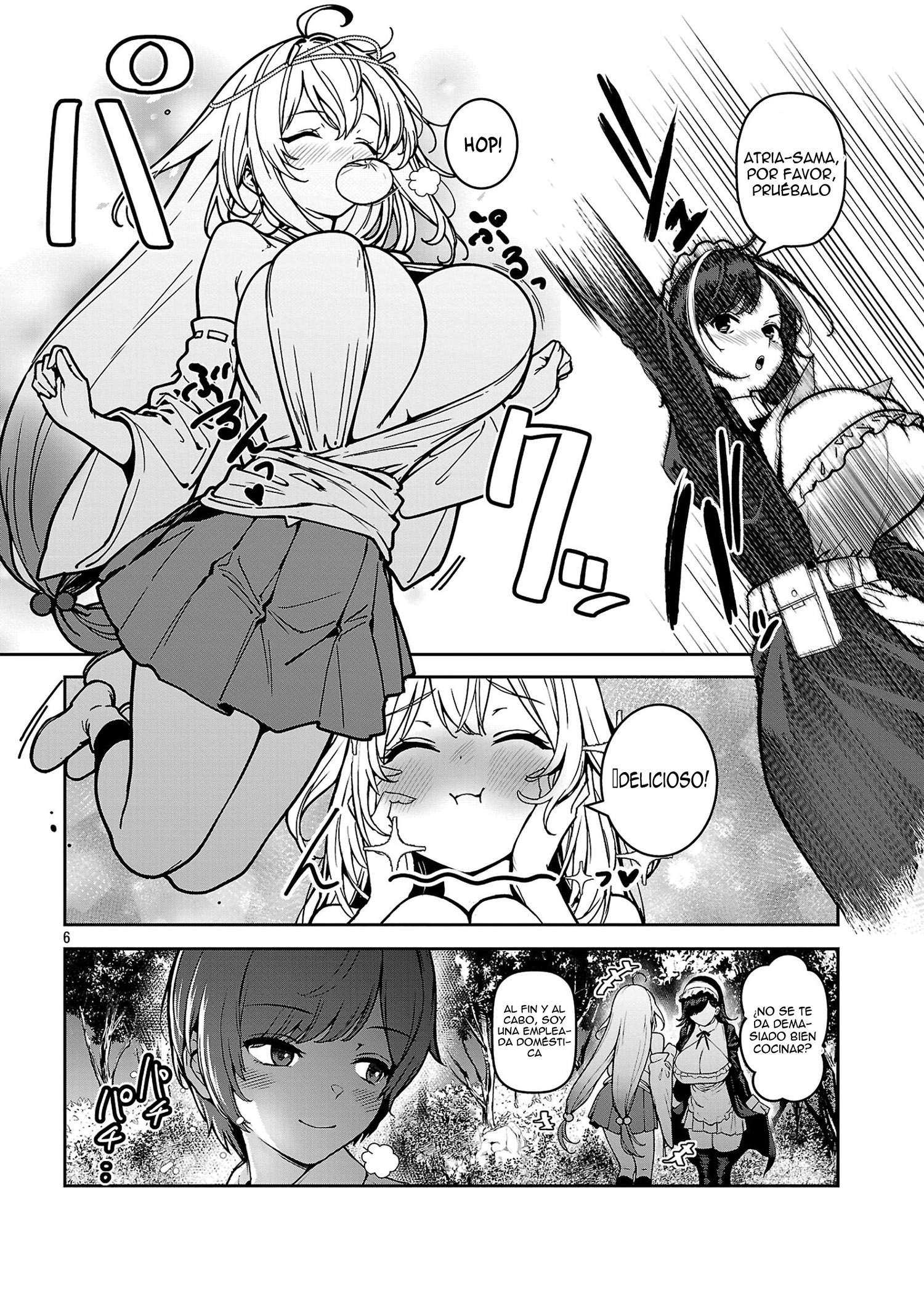 Mi papá es el 【Santo de la Espada】, mi mamá es la 【Diosa de la Espada】, y yo soy el 【Maestro de la espada del Pene】 Capitulo 2.1 página 8