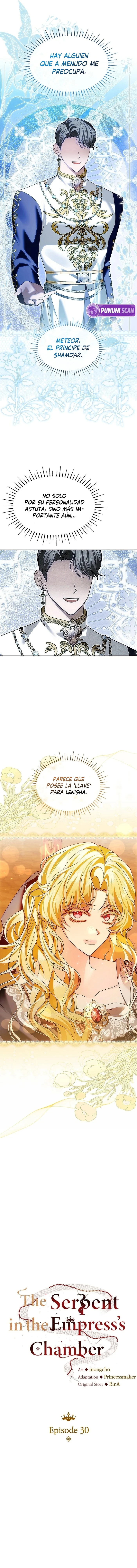 La Emperatriz tiene una serpiente durmiendo en su cuarto Capitulo 30 página 4