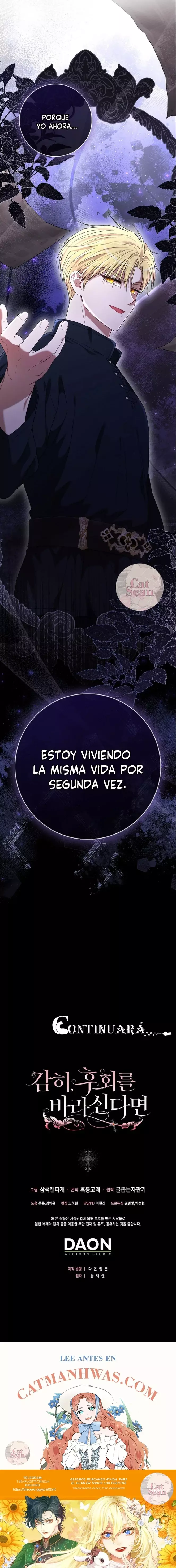 Si te atreves a añorar por el arrepentimiento Capitulo 4 página 19