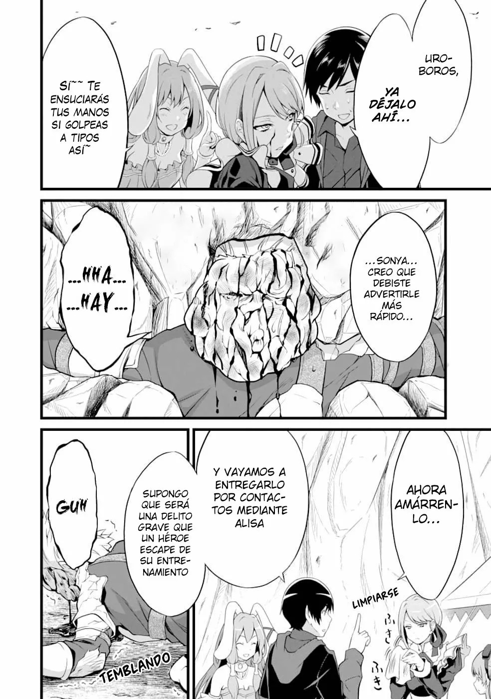 Yuru Fuwa Noka No Moji Bake Skill Capitulo 10: La chica enana página 54