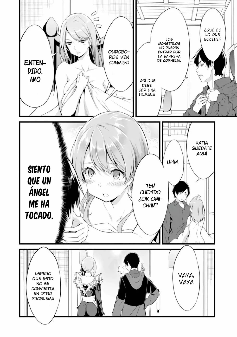 Yuru Fuwa Noka No Moji Bake Skill Capitulo 13: Colegiala intrusa página 15