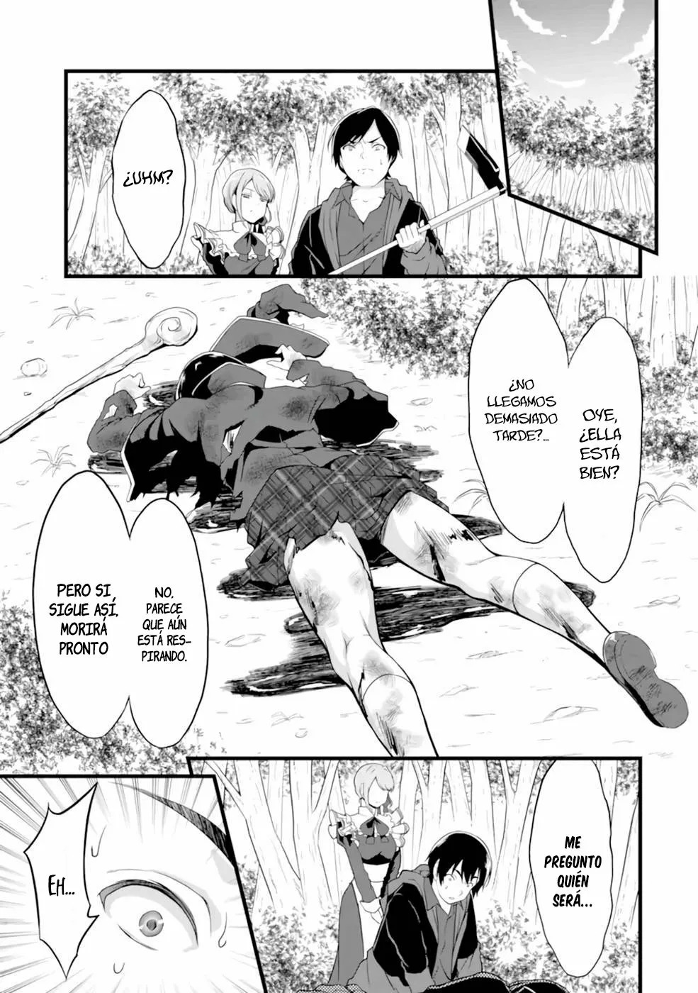 Yuru Fuwa Noka No Moji Bake Skill Capitulo 13: Colegiala intrusa página 16