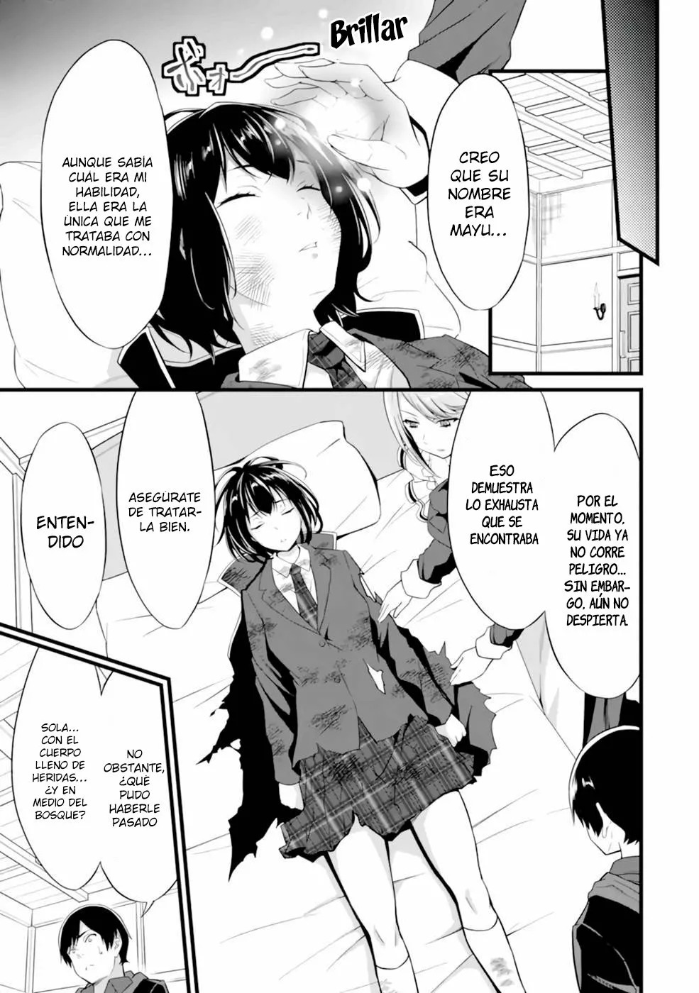 Yuru Fuwa Noka No Moji Bake Skill Capitulo 13: Colegiala intrusa página 18