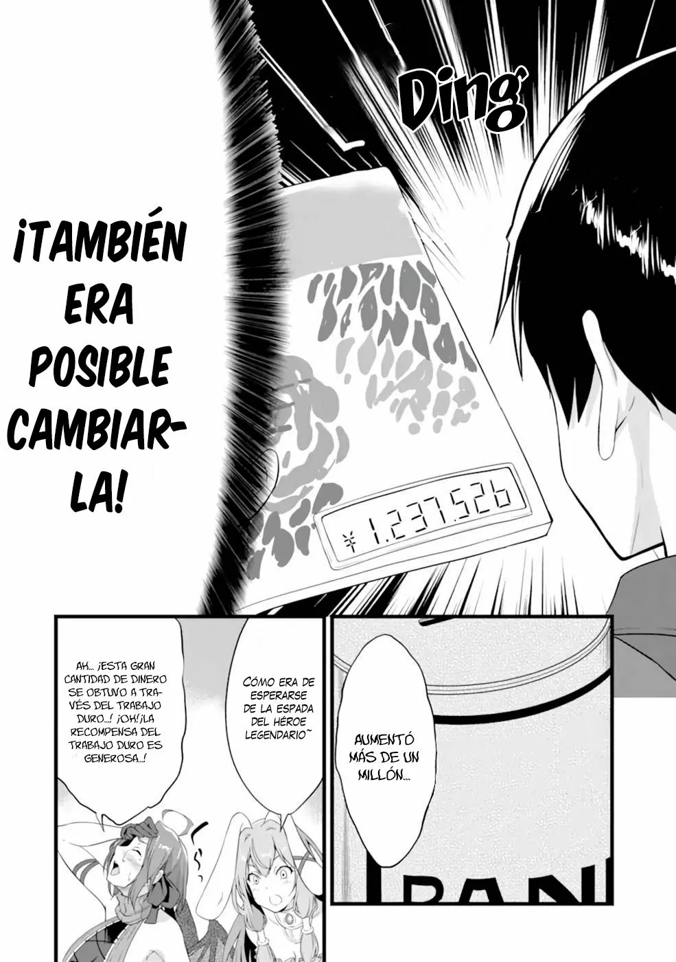Yuru Fuwa Noka No Moji Bake Skill Capitulo 13: Colegiala intrusa página 37