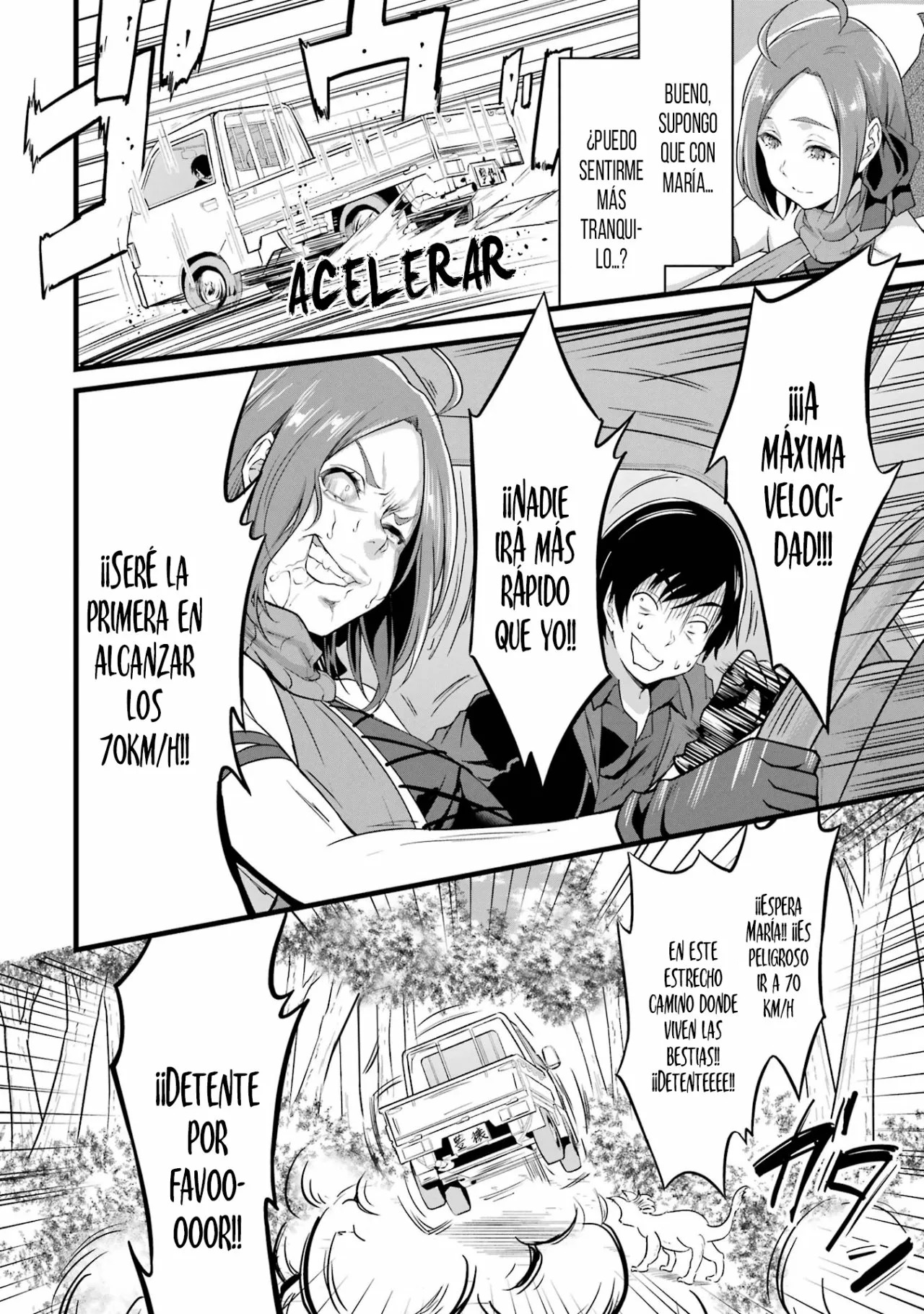 Yuru Fuwa Noka No Moji Bake Skill Capitulo 14: Cerdo al jengibre y la colegiala página 14