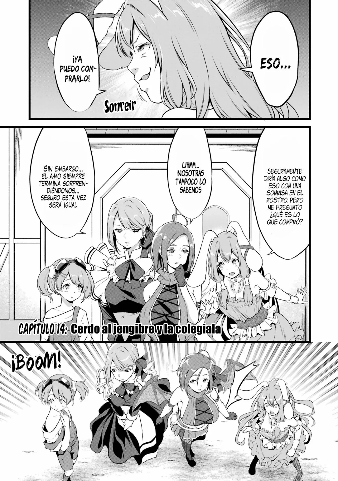 Yuru Fuwa Noka No Moji Bake Skill Capitulo 14: Cerdo al jengibre y la colegiala página 3