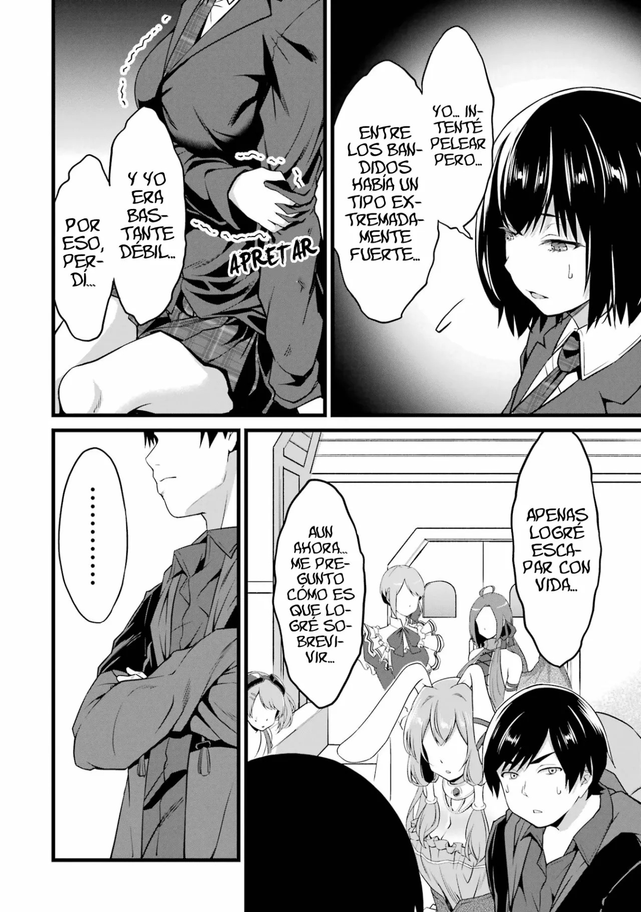 Yuru Fuwa Noka No Moji Bake Skill Capitulo 14: Cerdo al jengibre y la colegiala página 52