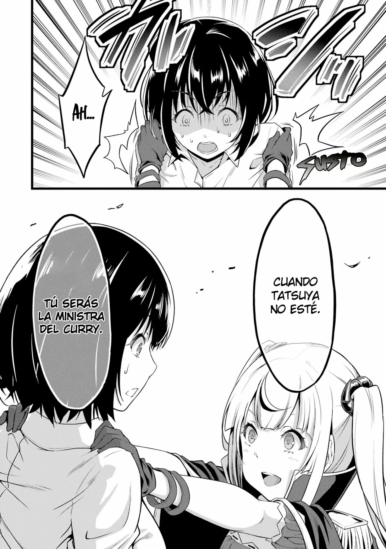 Yuru Fuwa Noka No Moji Bake Skill Capitulo 15: Curry, zanahorias y exterminio de bandidos página 10