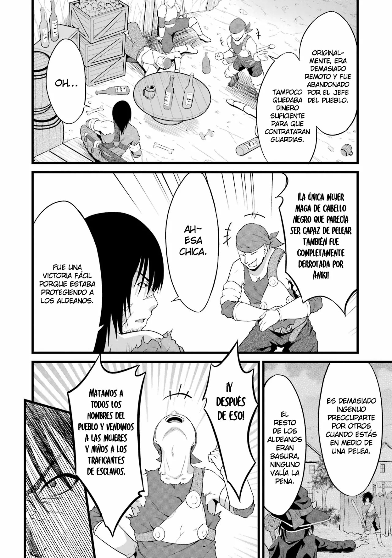 Yuru Fuwa Noka No Moji Bake Skill Capitulo 15: Curry, zanahorias y exterminio de bandidos página 16