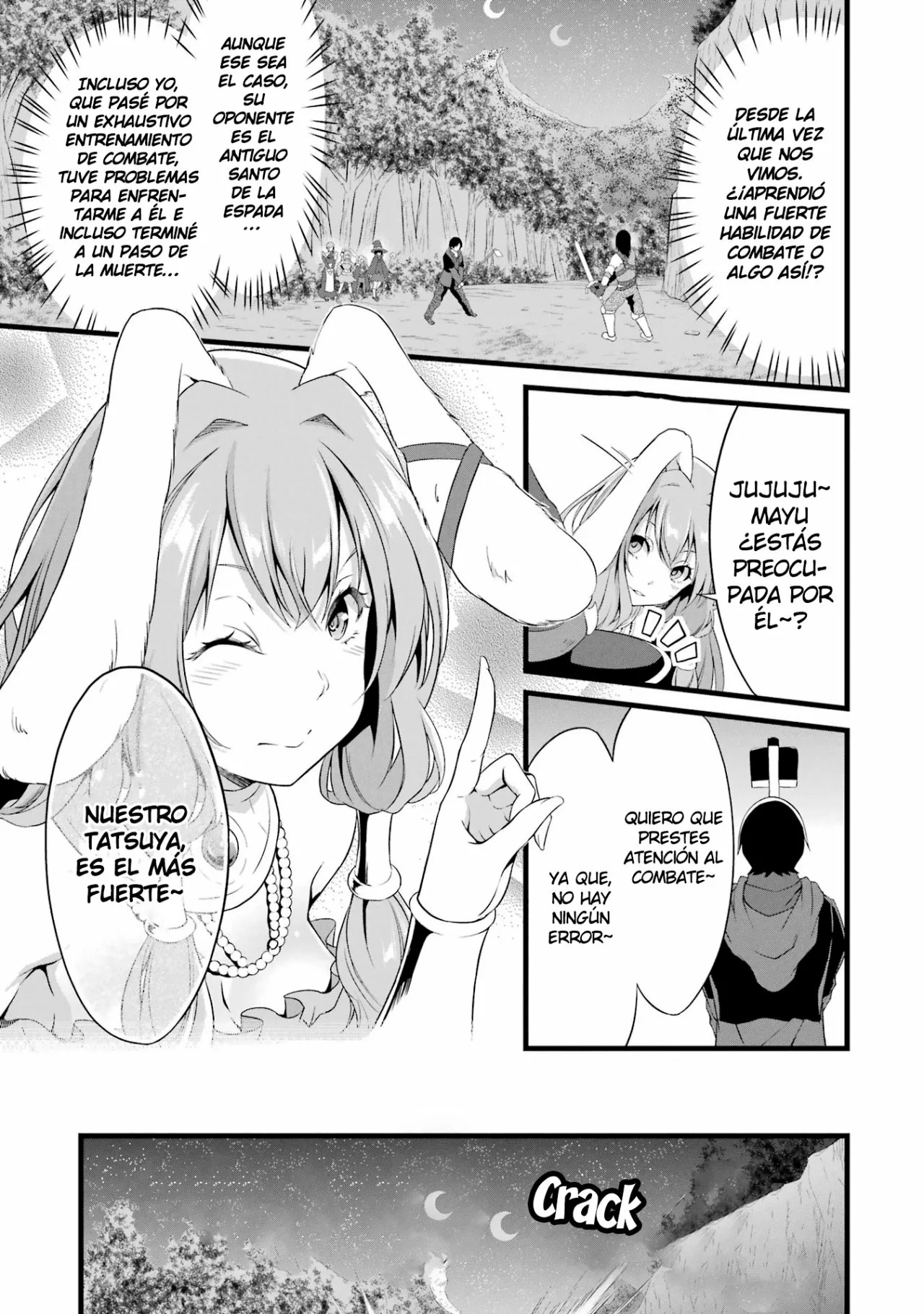 Yuru Fuwa Noka No Moji Bake Skill Capitulo 15: Curry, zanahorias y exterminio de bandidos página 39