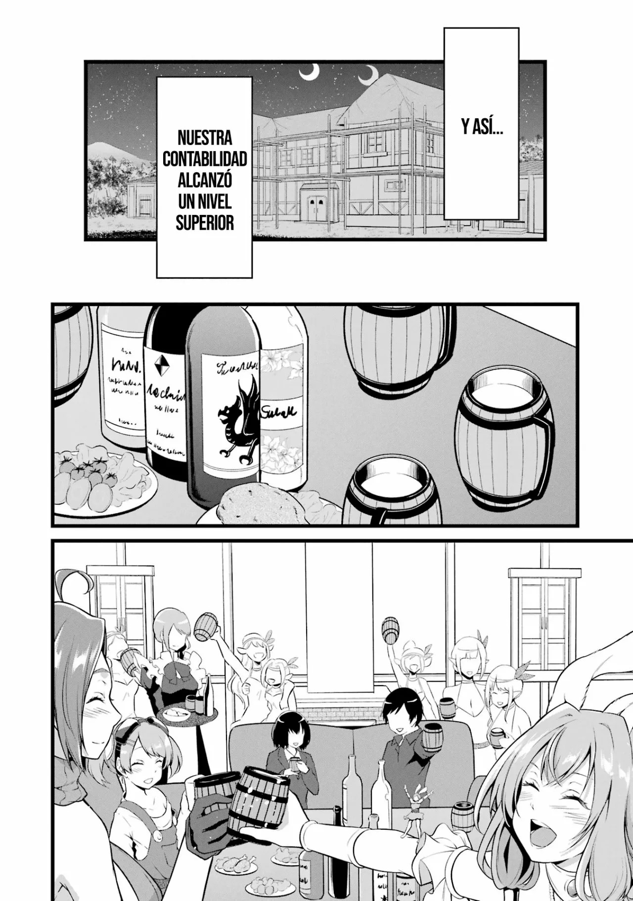 Yuru Fuwa Noka No Moji Bake Skill Capitulo 15: Curry, zanahorias y exterminio de bandidos página 50