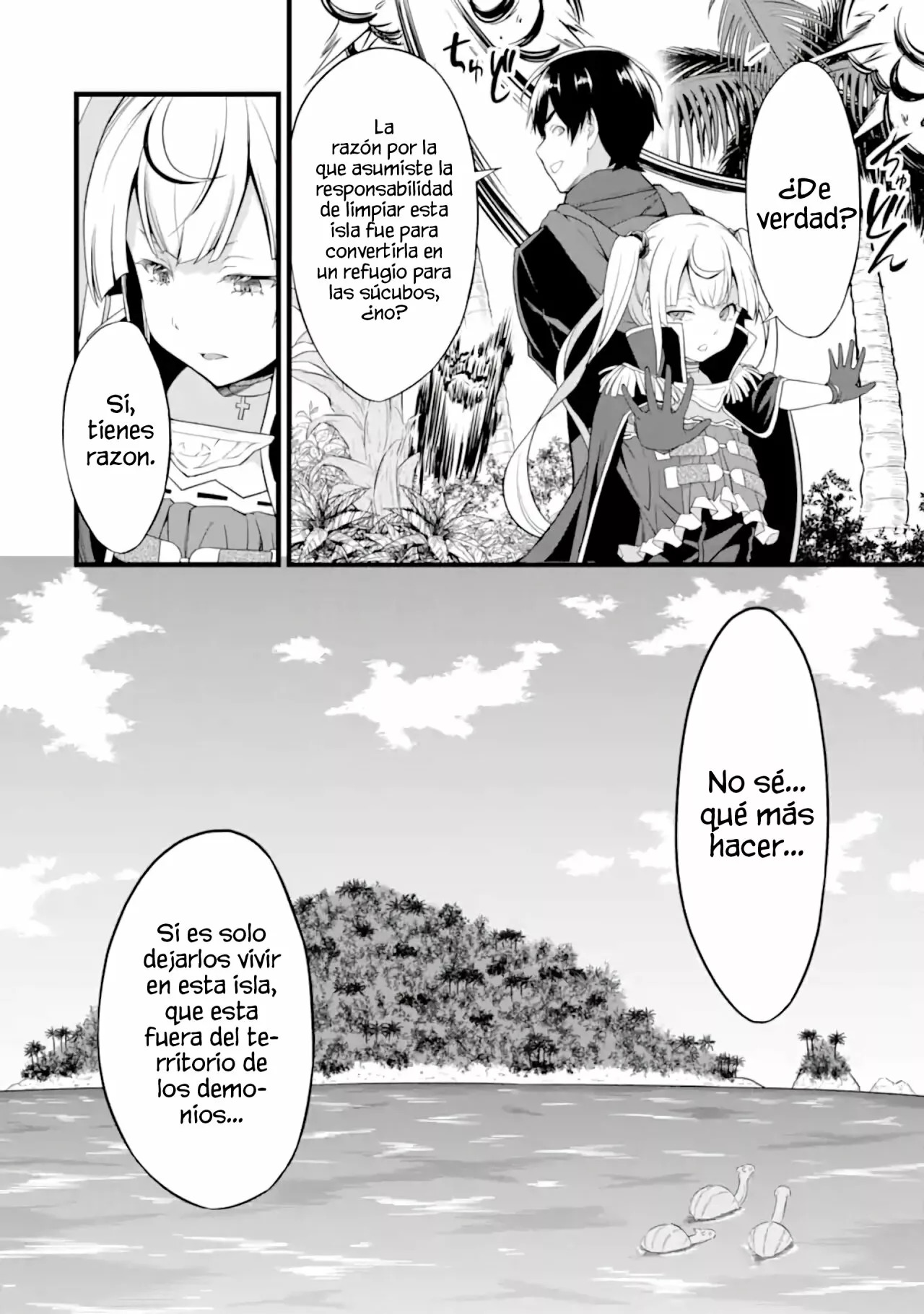 Yuru Fuwa Noka No Moji Bake Skill Capitulo 16: La isla de las súcubos y el emperador de la noche página 12